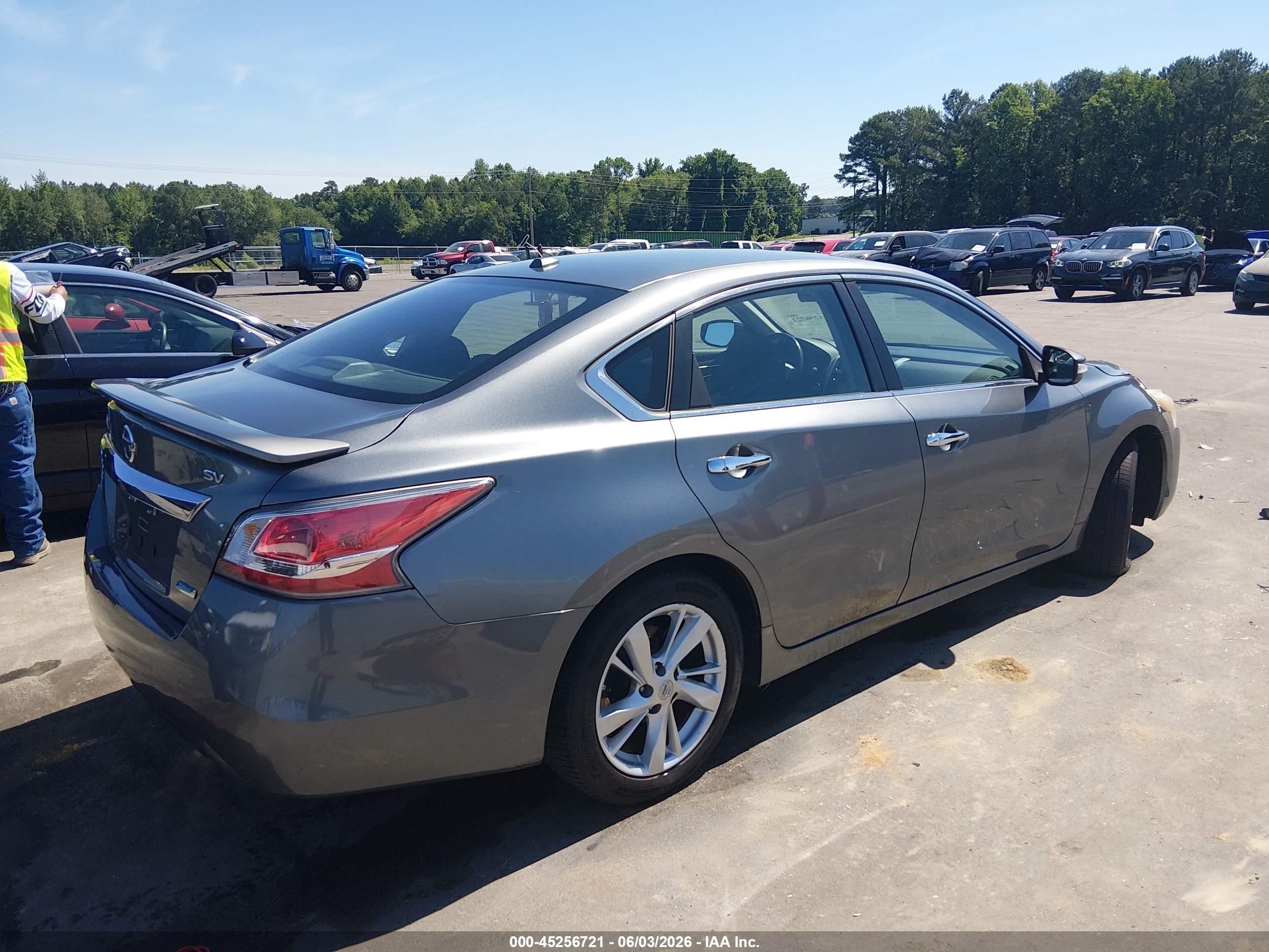 2014 Nissan Altima 2.5 Sv Gray vin: 1N4AL3AP6EC287915
