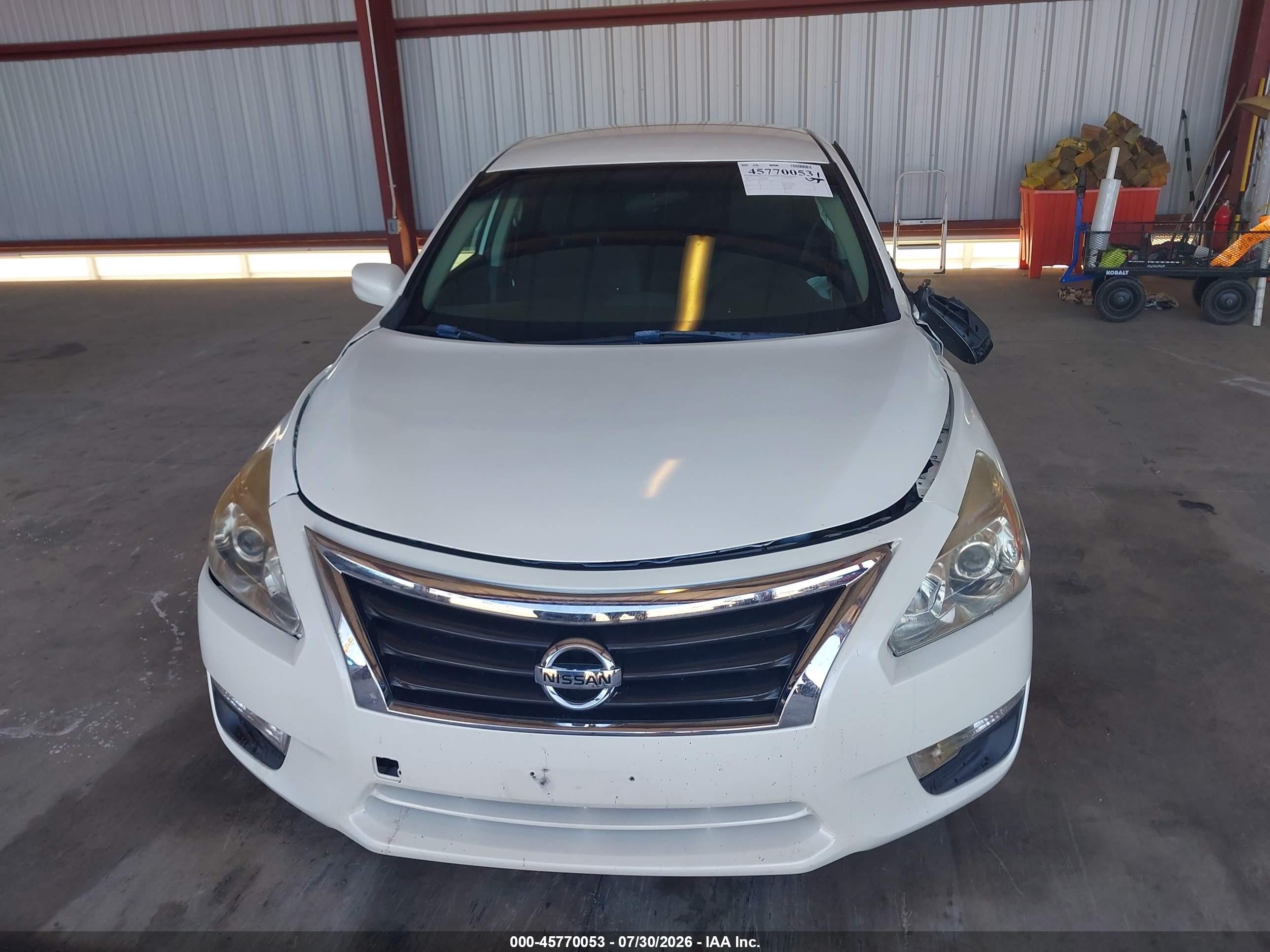 2014 Nissan Altima 2.5 S White vin: 1N4AL3AP6EC292547