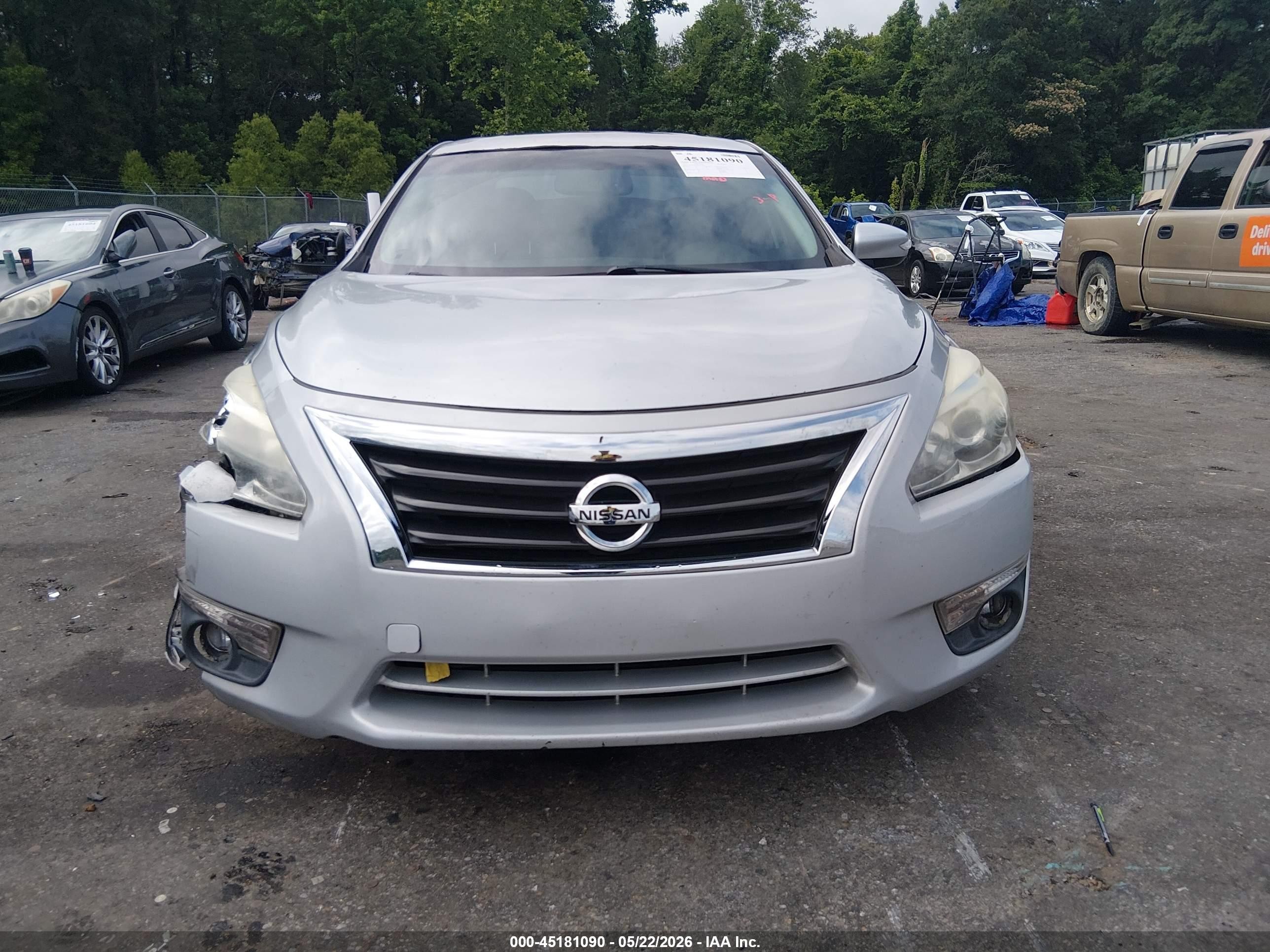 2014 Nissan Altima 2.5 Sv Silver vin: 1N4AL3AP6EC295383