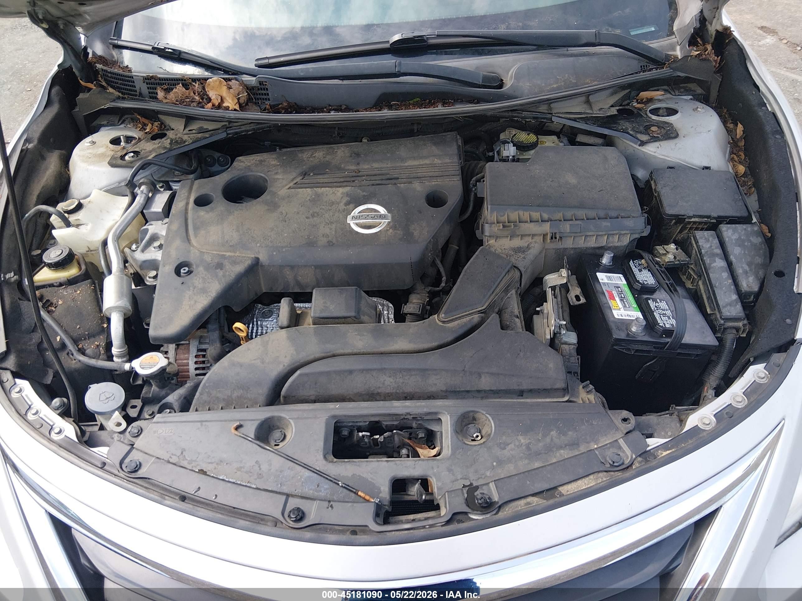 2014 Nissan Altima 2.5 Sv Silver vin: 1N4AL3AP6EC295383