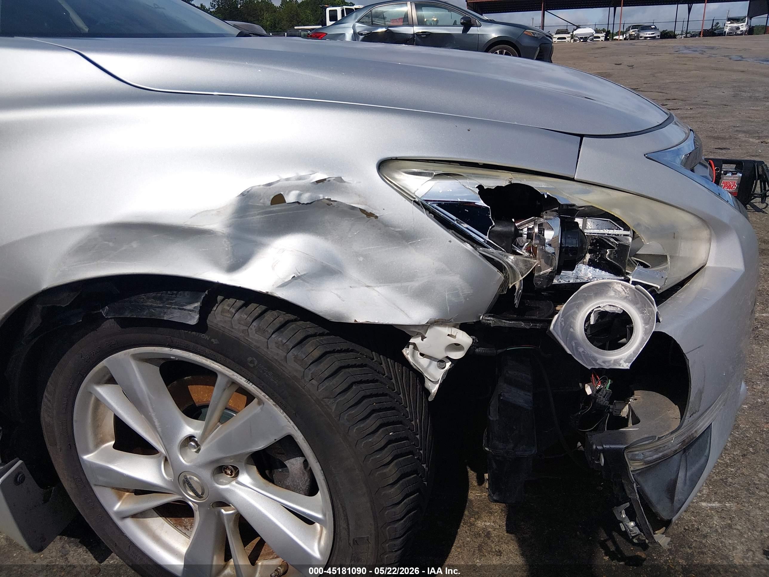2014 Nissan Altima 2.5 Sv Silver vin: 1N4AL3AP6EC295383