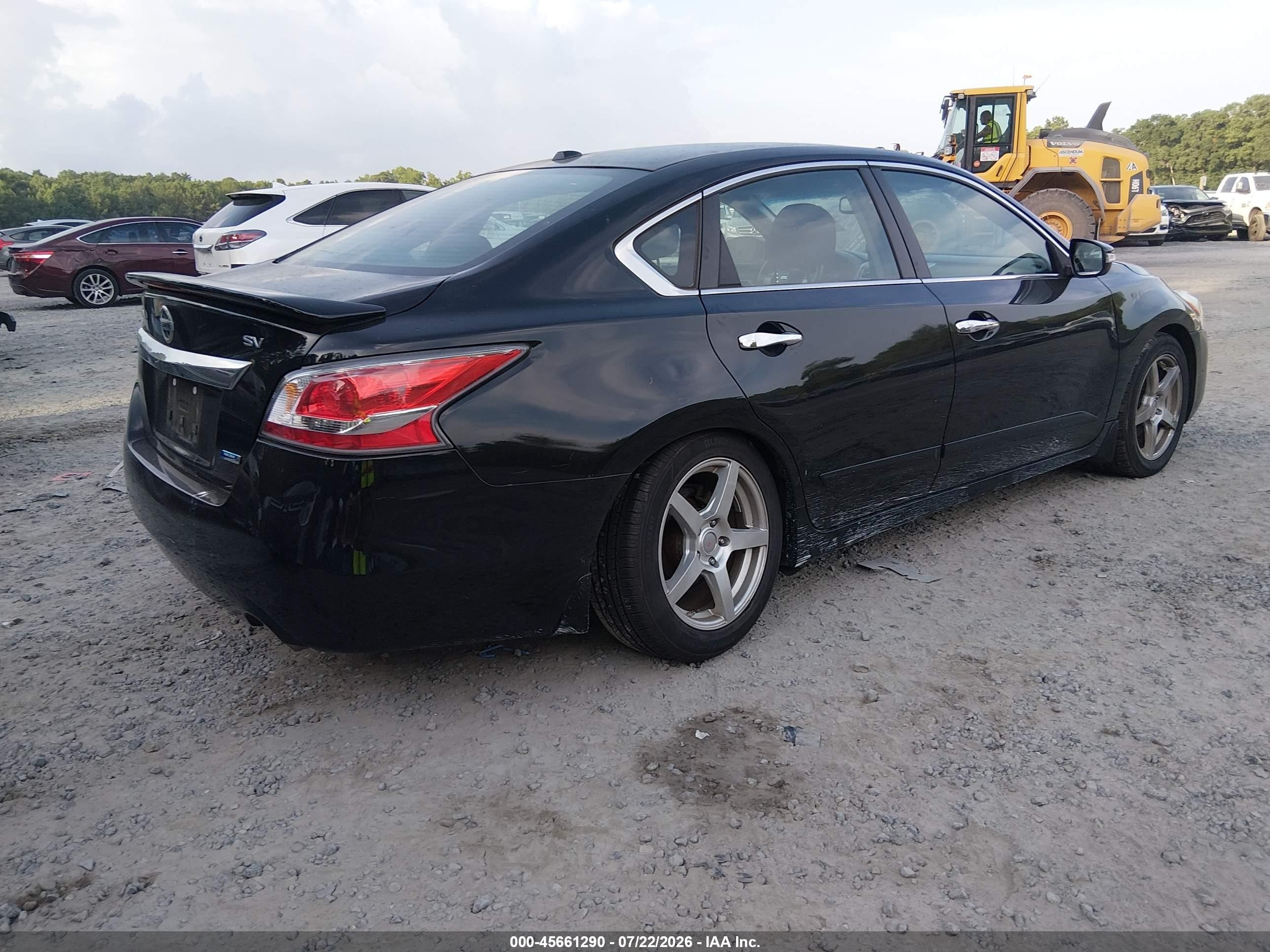 2014 Nissan Altima 2.5 Sv Black vin: 1N4AL3AP6EC322050
