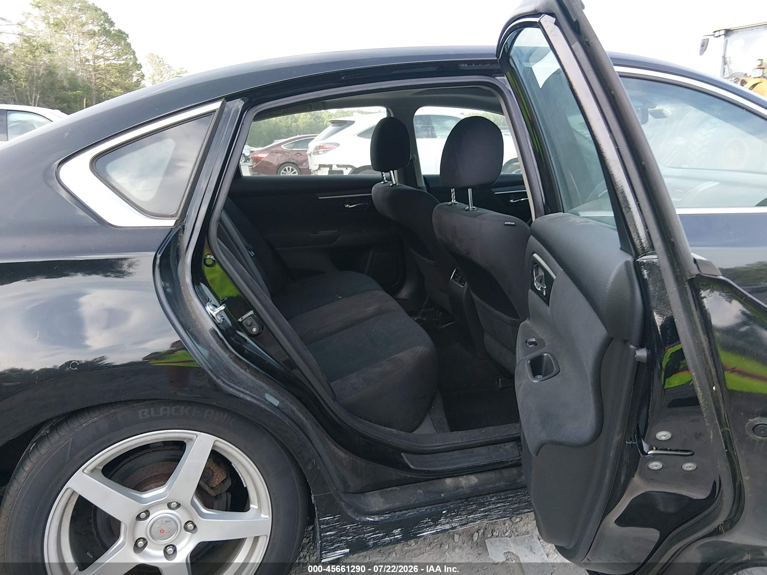 2014 Nissan Altima 2.5 Sv Black vin: 1N4AL3AP6EC322050