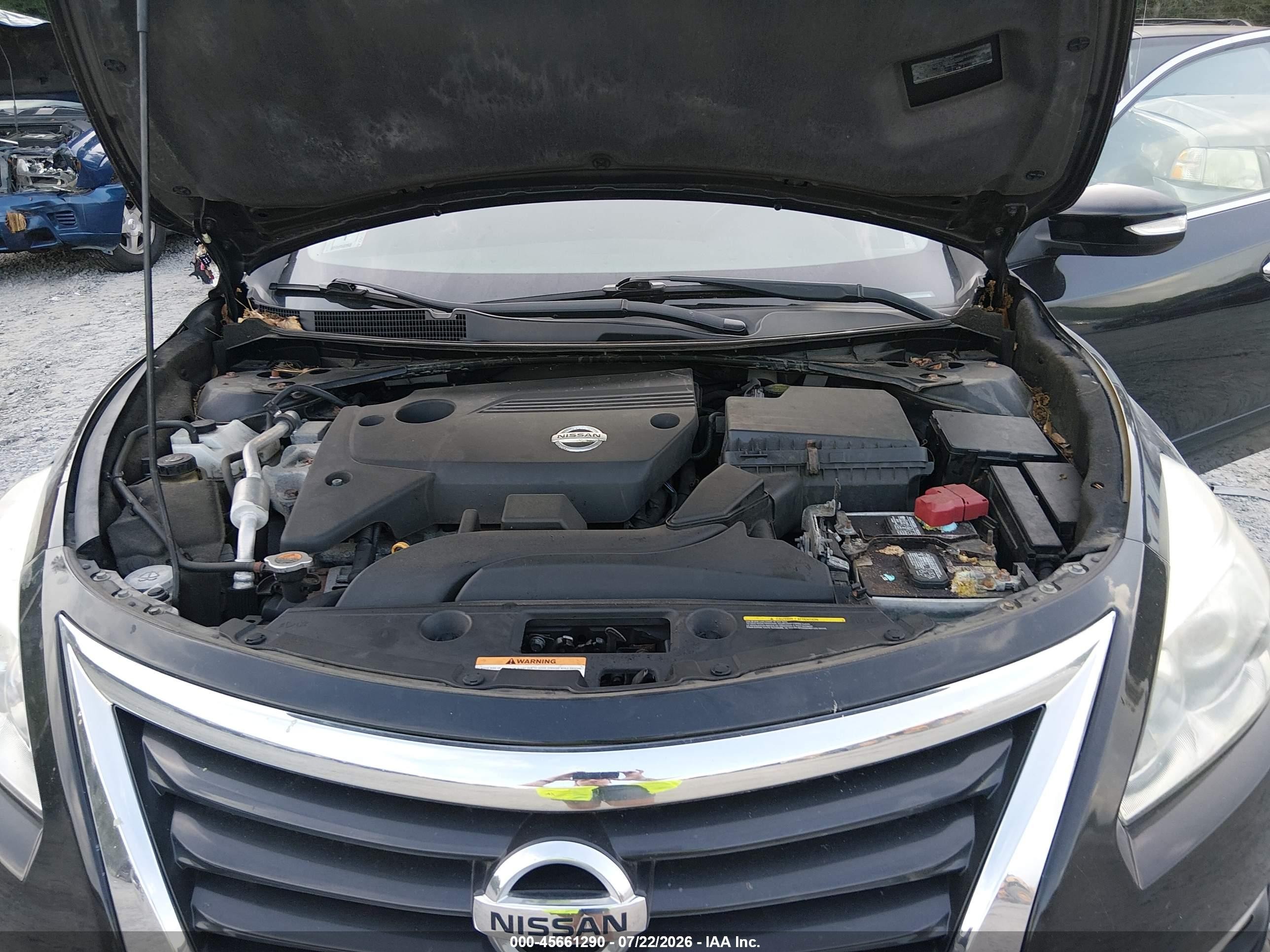 2014 Nissan Altima 2.5 Sv Black vin: 1N4AL3AP6EC322050