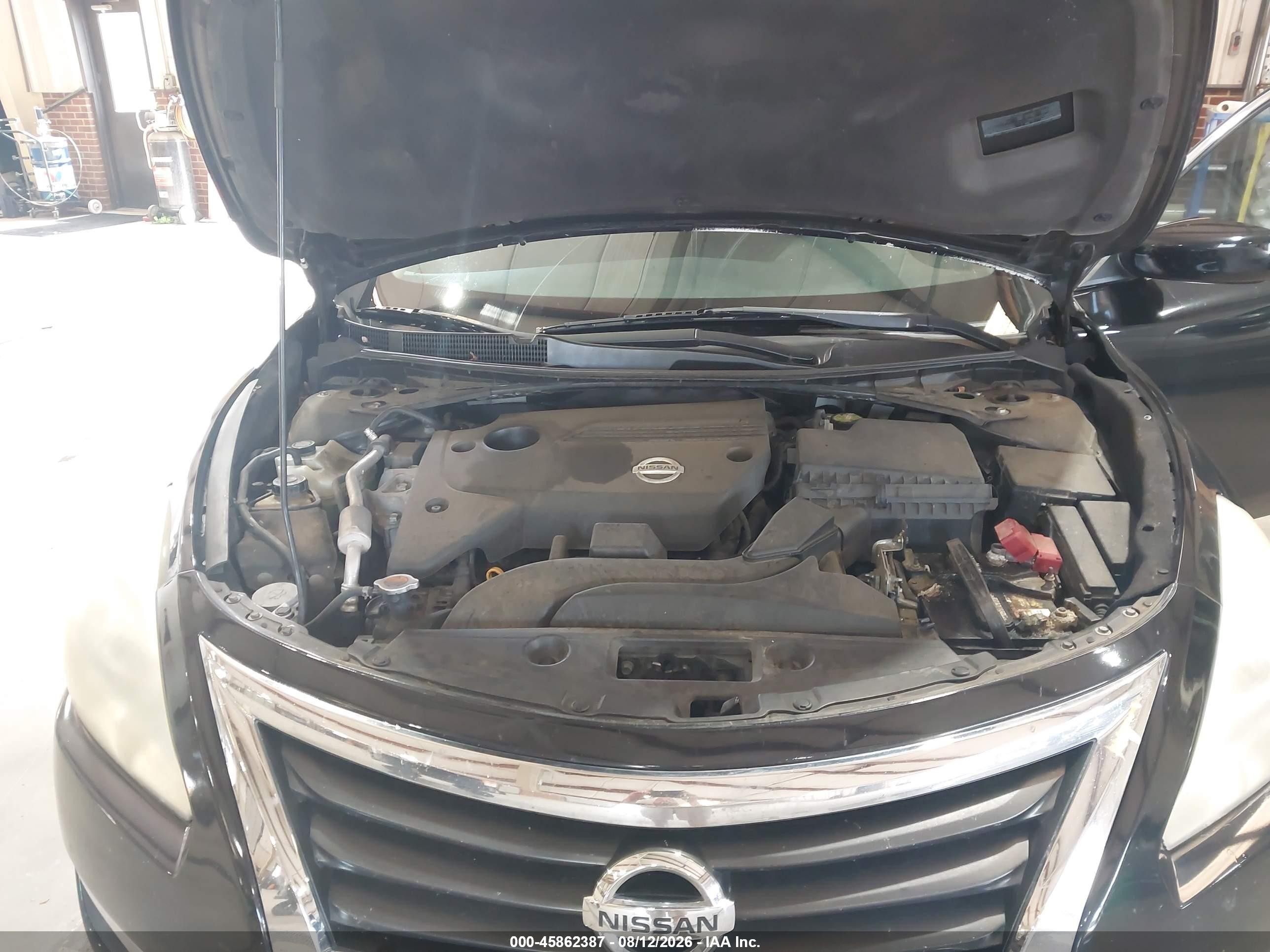 2014 Nissan Altima 2.5 S Black vin: 1N4AL3AP6EC327491