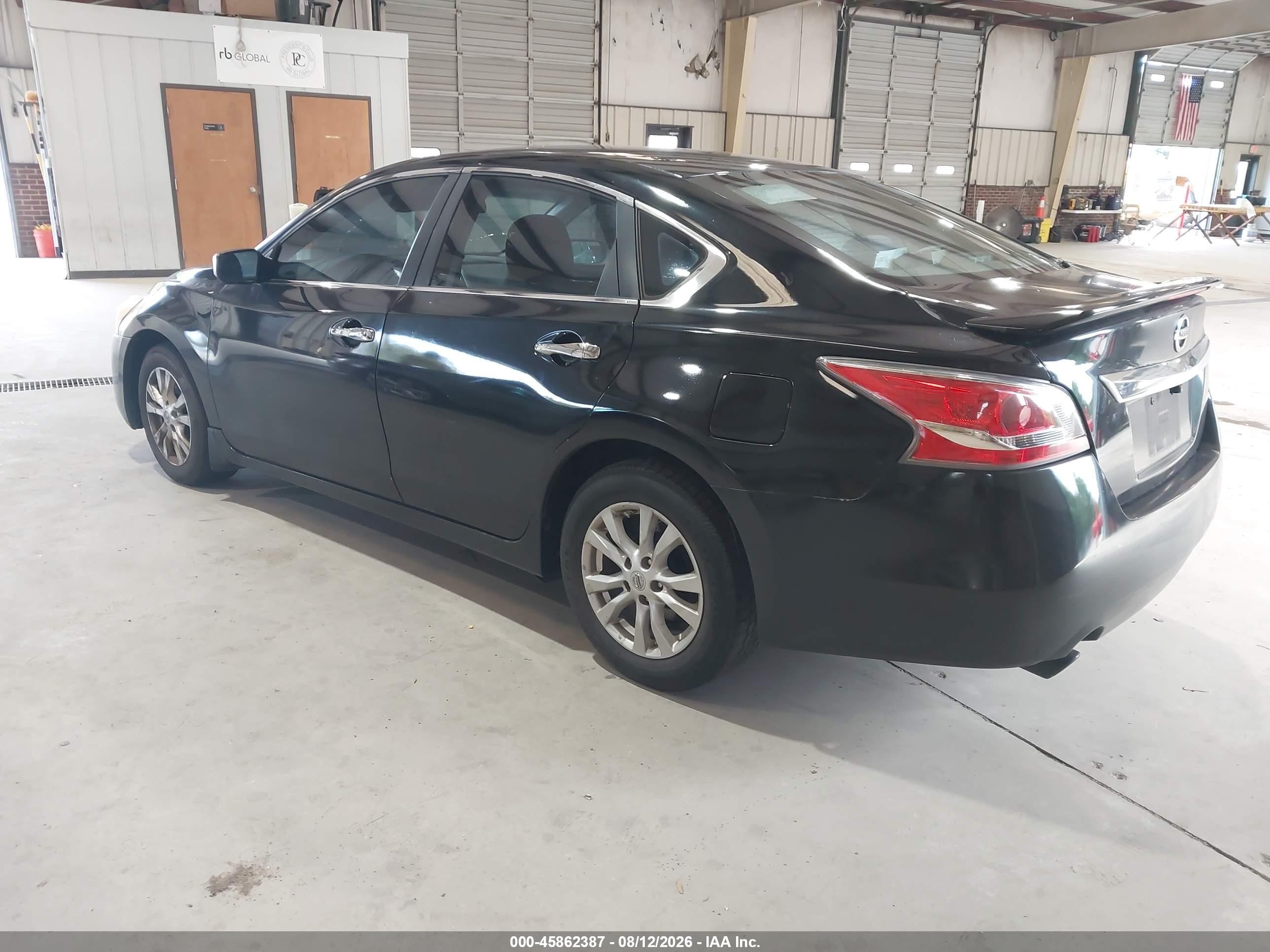 2014 Nissan Altima 2.5 S Black vin: 1N4AL3AP6EC327491