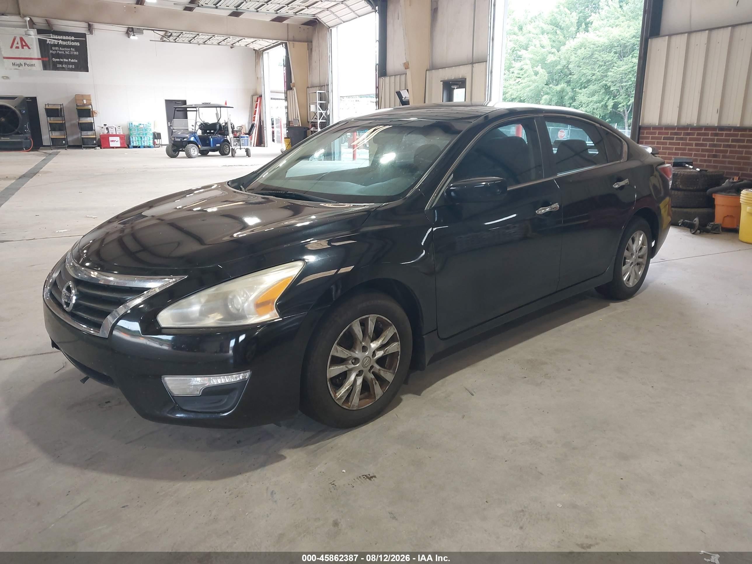 2014 Nissan Altima 2.5 S Black vin: 1N4AL3AP6EC327491