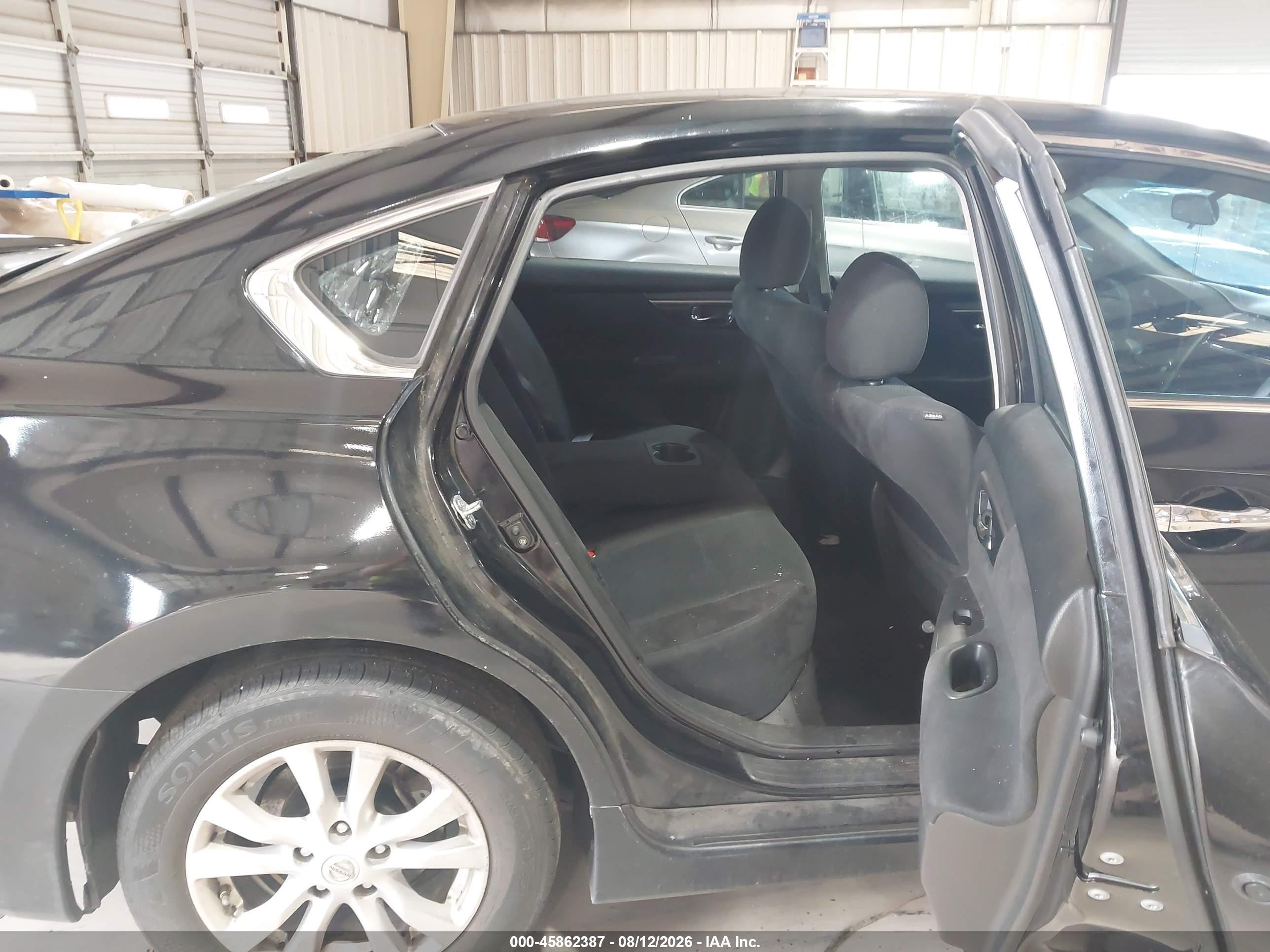 2014 Nissan Altima 2.5 S Black vin: 1N4AL3AP6EC327491