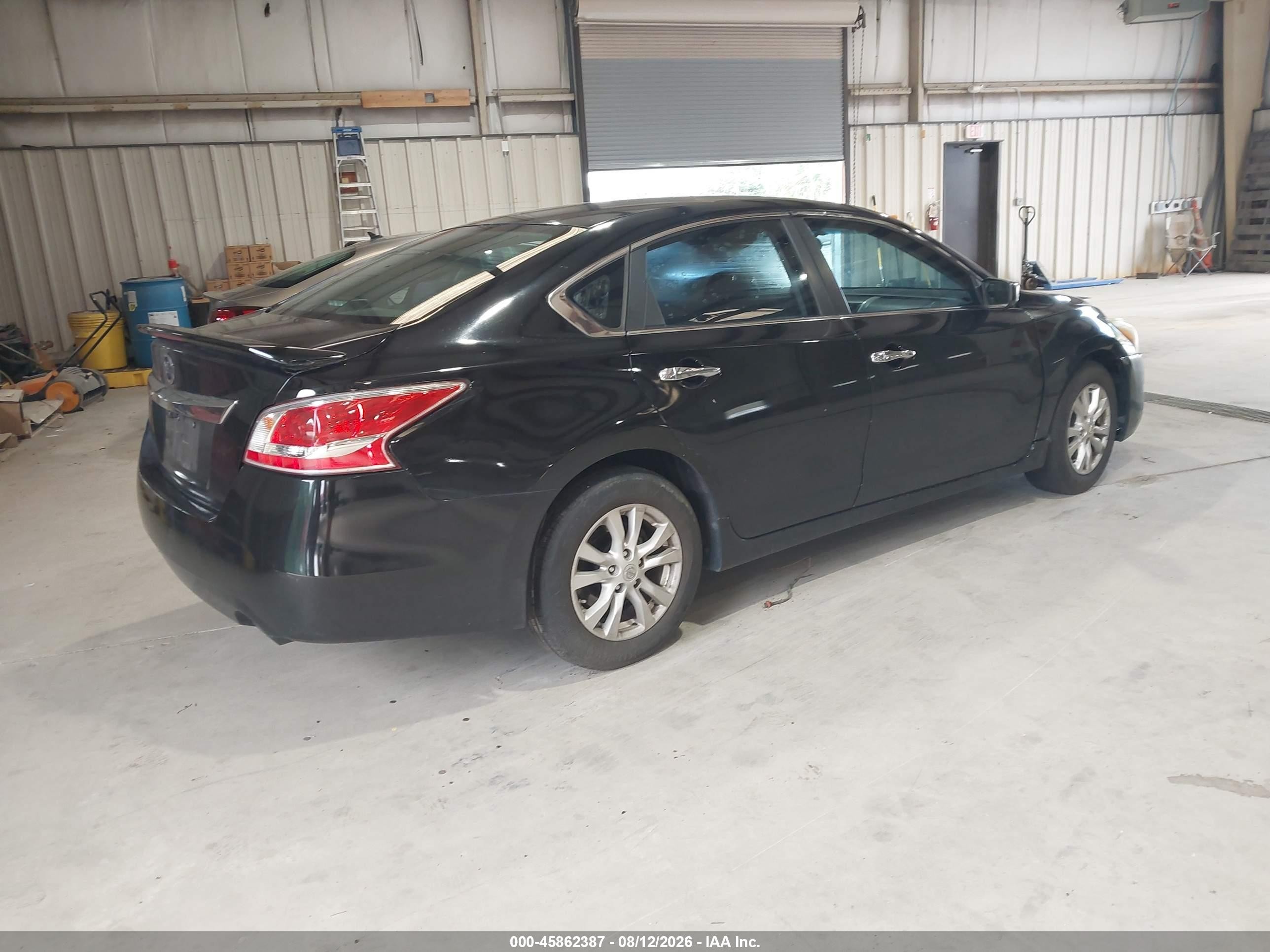 2014 Nissan Altima 2.5 S Black vin: 1N4AL3AP6EC327491