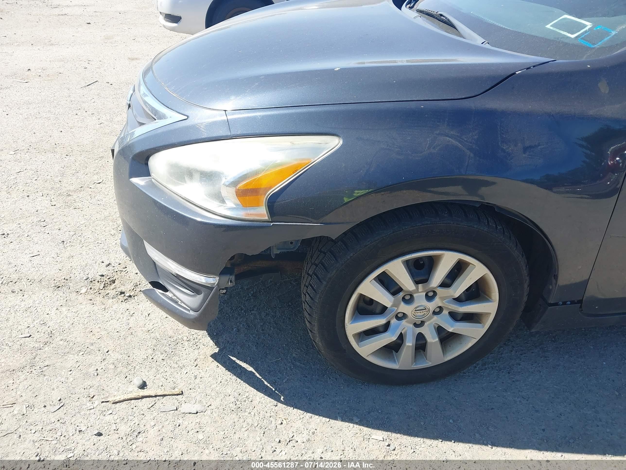 2014 Nissan Altima 2.5/2.5 S/2.5 Sl/2.5 Sv Gray vin: 1N4AL3AP6EC409043