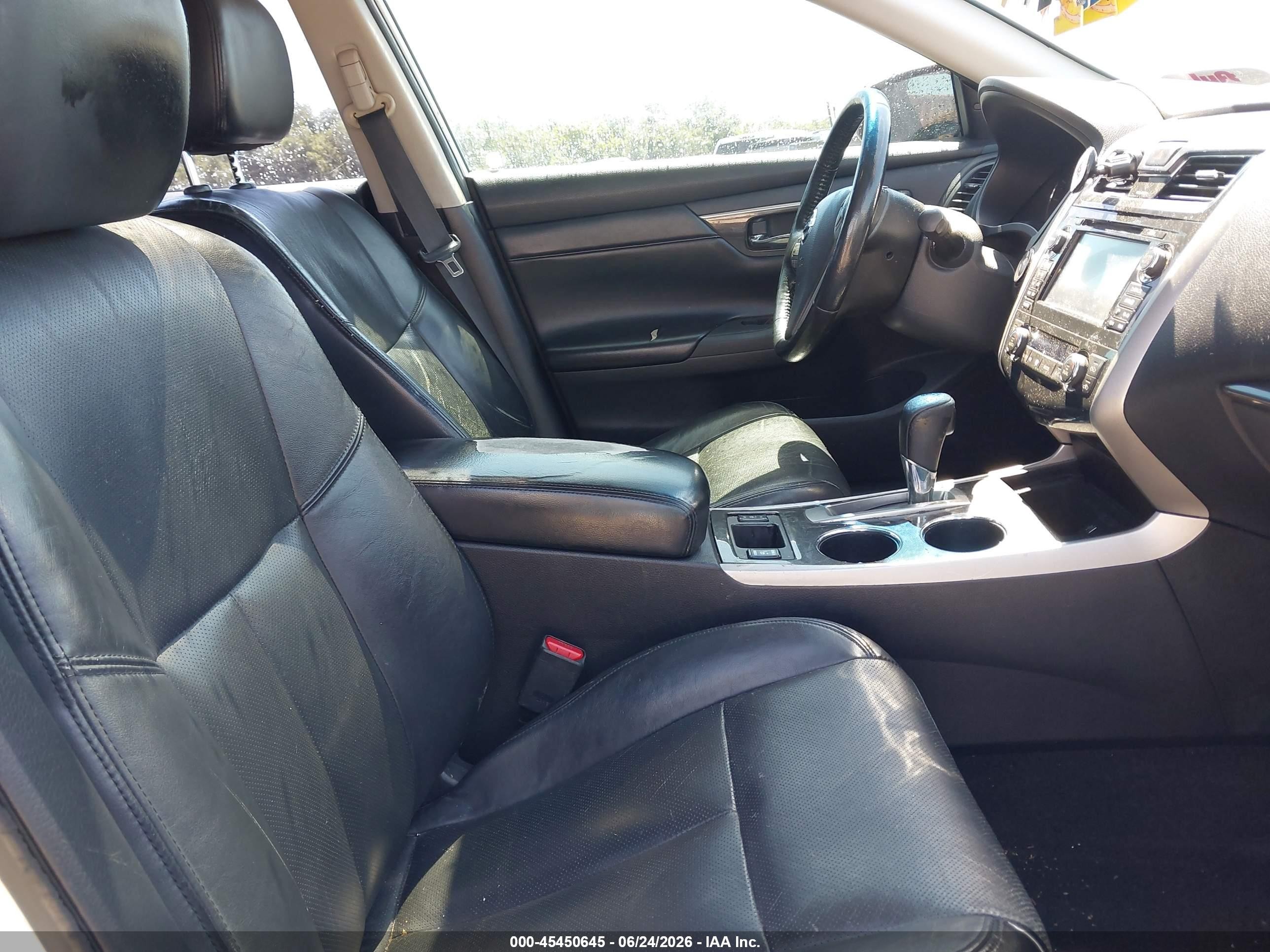 2014 Nissan Altima 2.5 Sl White vin: 1N4AL3AP6EC410502