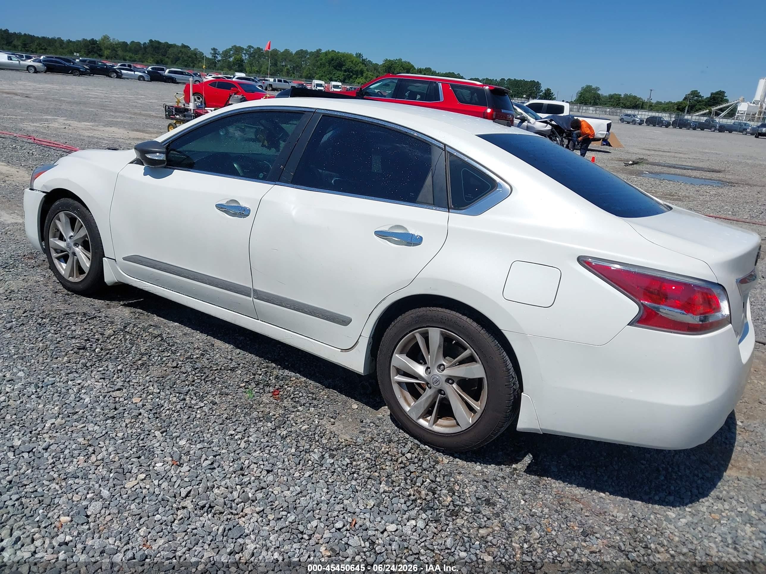 2014 Nissan Altima 2.5 Sl White vin: 1N4AL3AP6EC410502
