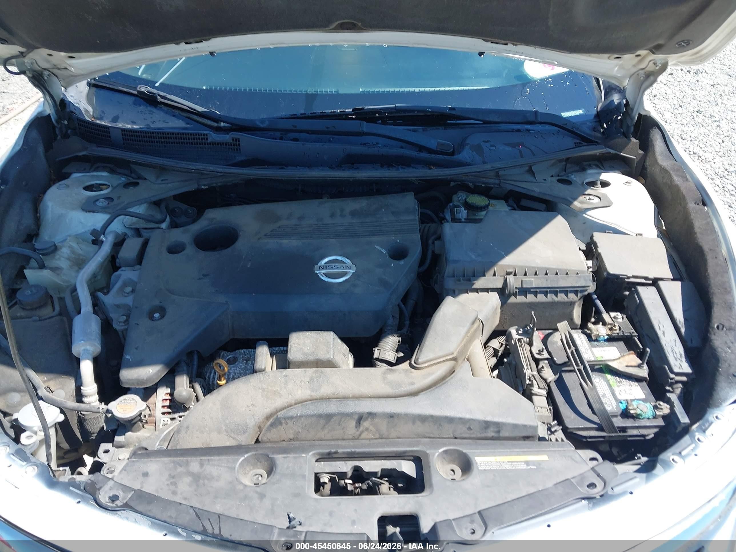2014 Nissan Altima 2.5 Sl White vin: 1N4AL3AP6EC410502