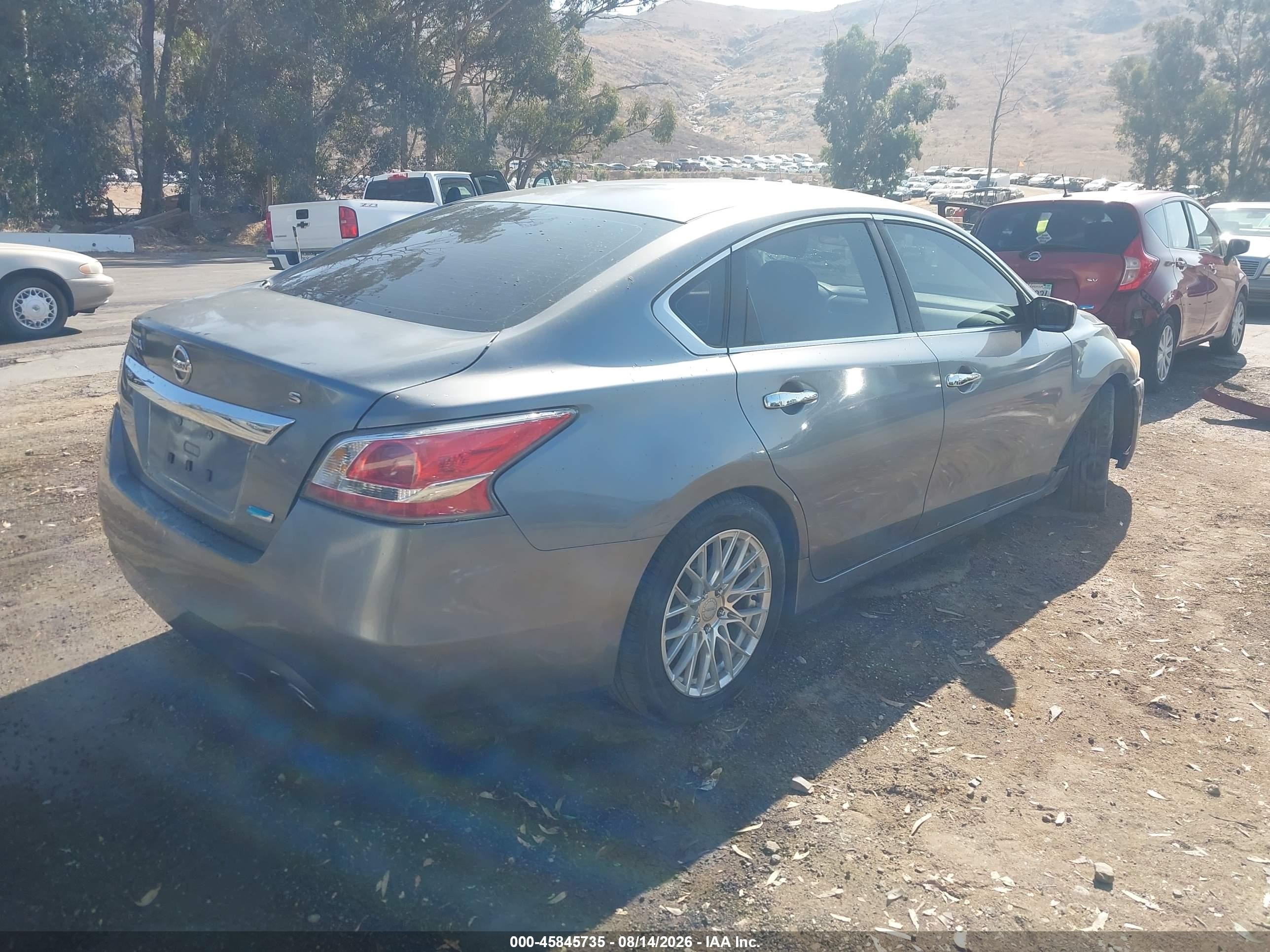 2014 Nissan Altima 2.5/2.5 S/2.5 Sl/2.5 Sv Gray vin: 1N4AL3AP6EC410581