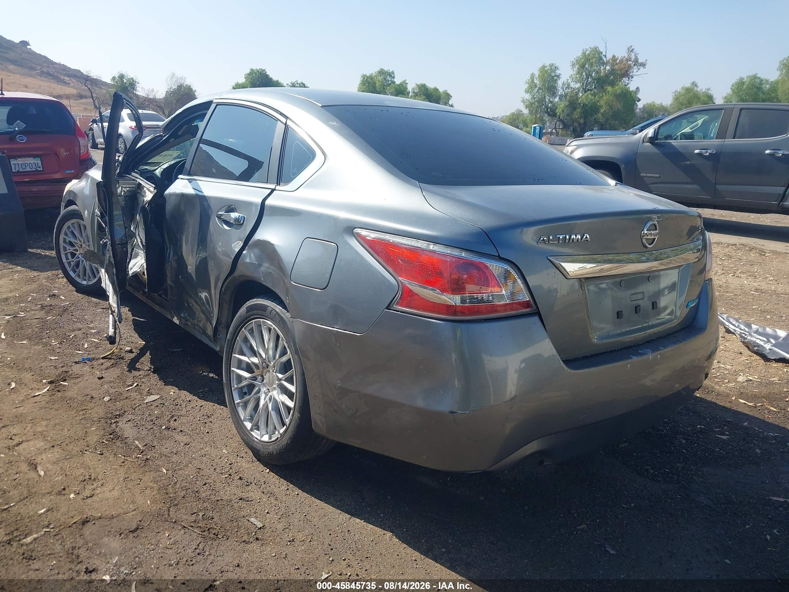2014 Nissan Altima 2.5/2.5 S/2.5 Sl/2.5 Sv Gray vin: 1N4AL3AP6EC410581
