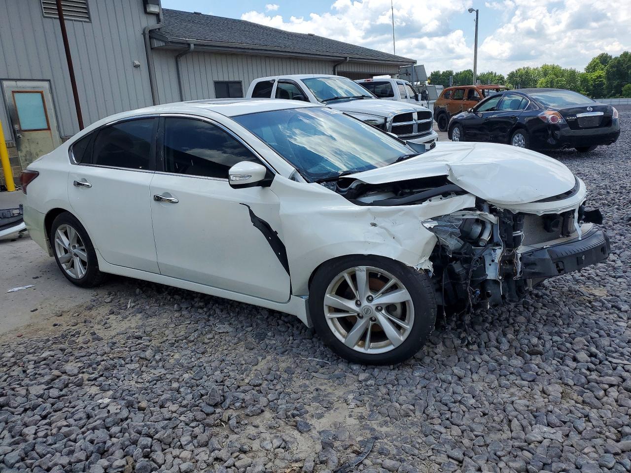 2014 Nissan Altima 2.5 Sl White vin: 1N4AL3AP6EC410631