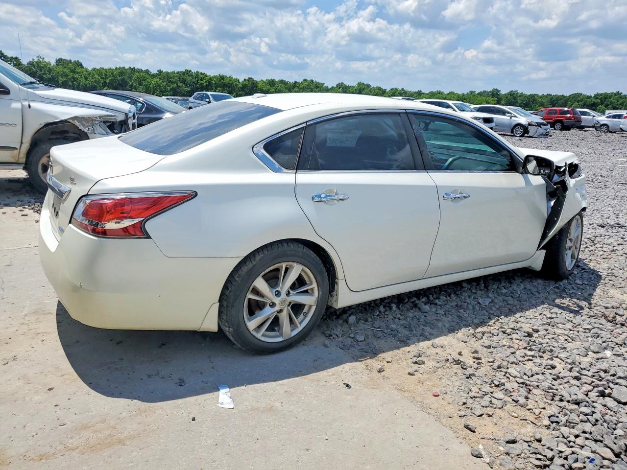 2014 Nissan Altima 2.5 Sl White vin: 1N4AL3AP6EC410631