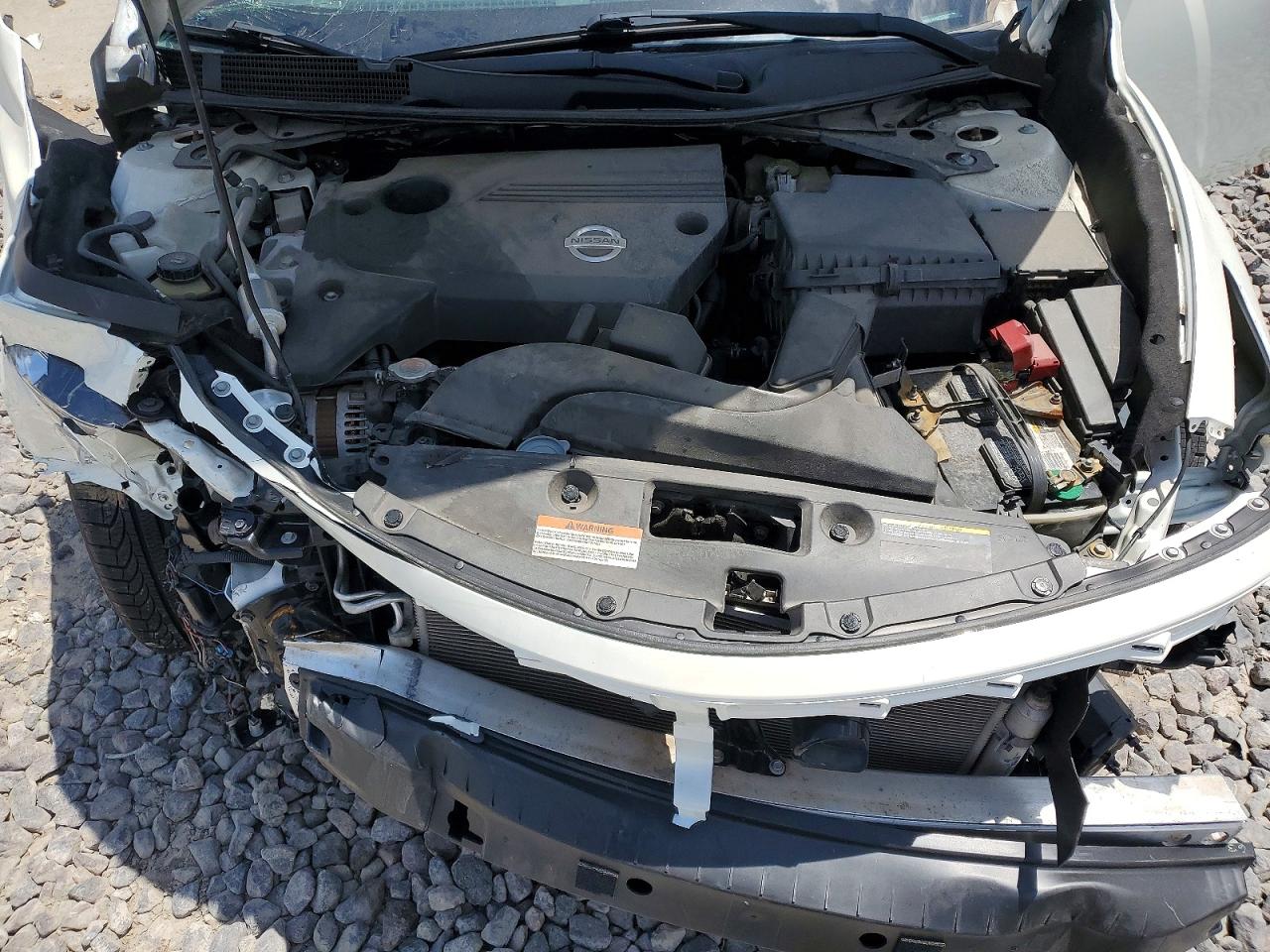 2014 Nissan Altima 2.5 Sl White vin: 1N4AL3AP6EC410631