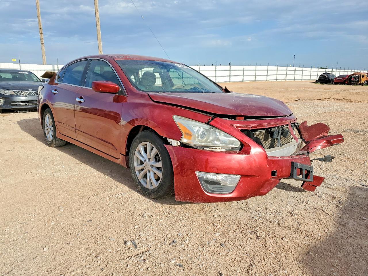 2014 Nissan Altima 2.5 S Maroon vin: 1N4AL3AP6EC418504