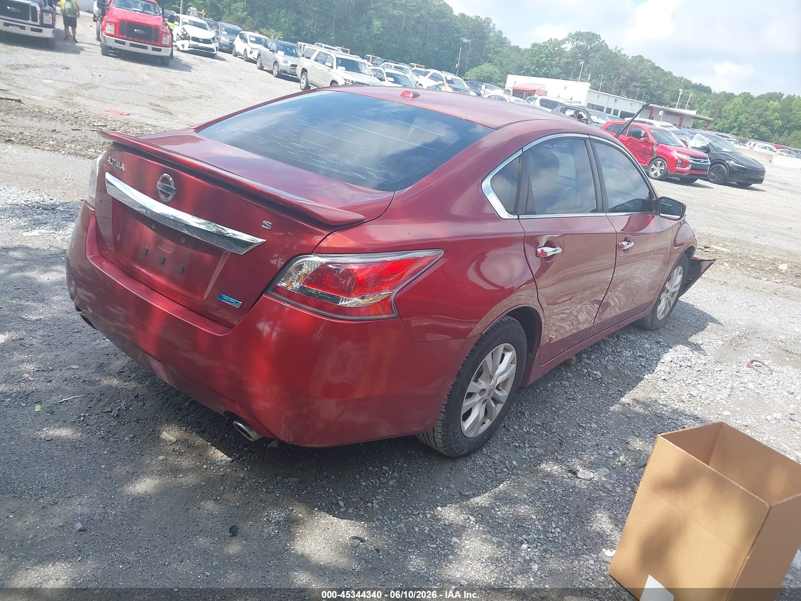 2014 Nissan Altima 2.5 S Red vin: 1N4AL3AP6EC423556