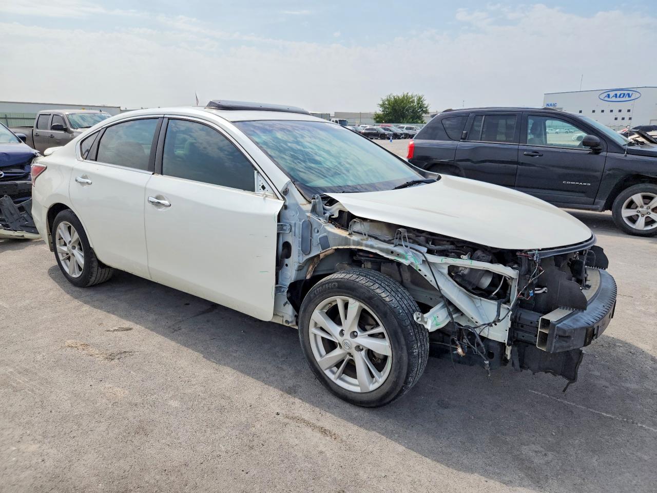 2014 Nissan Altima 2.5 Sv White vin: 1N4AL3AP6EC425565