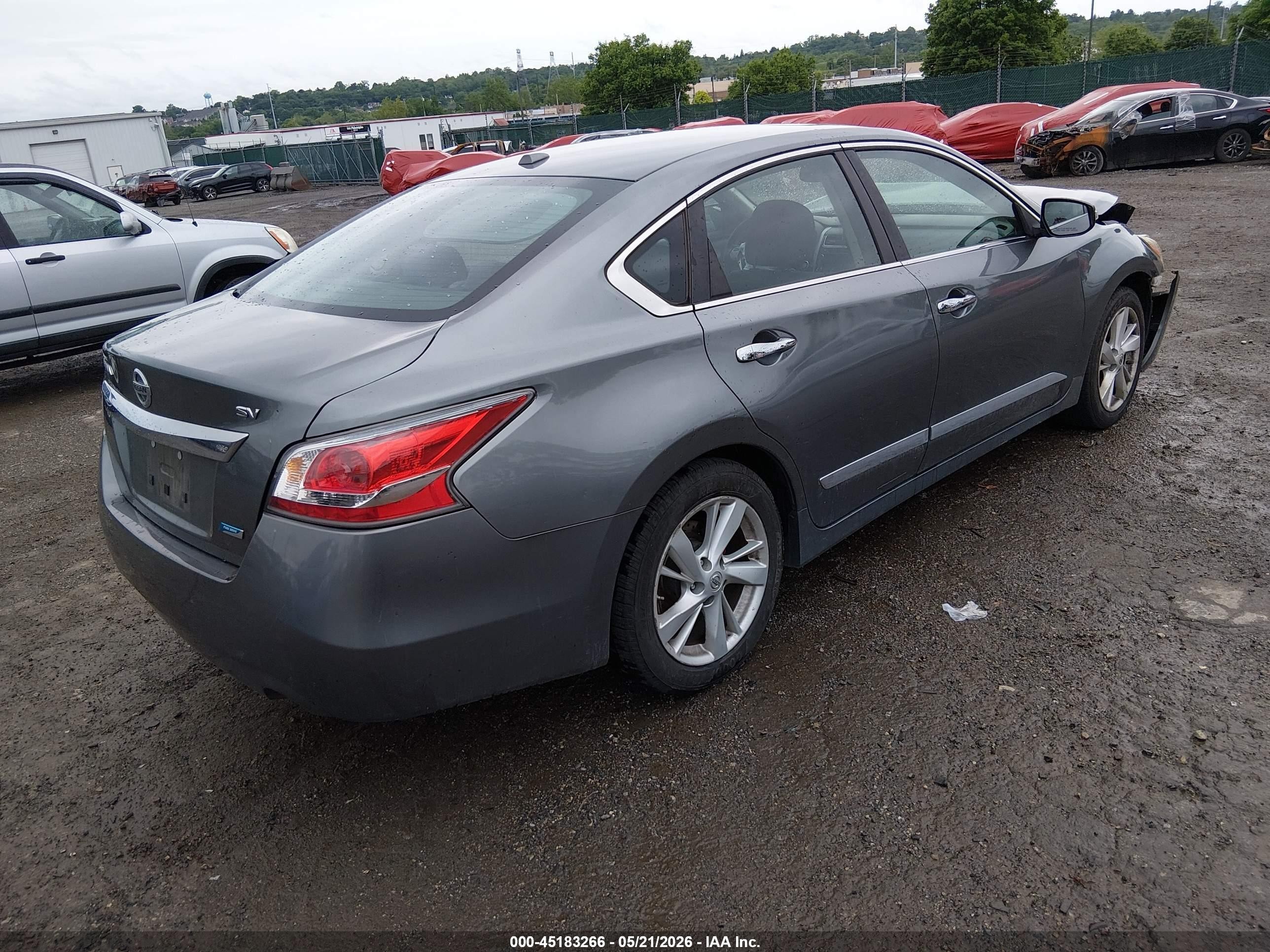 2014 Nissan Altima 2.5 Sv Gray vin: 1N4AL3AP6EC429115
