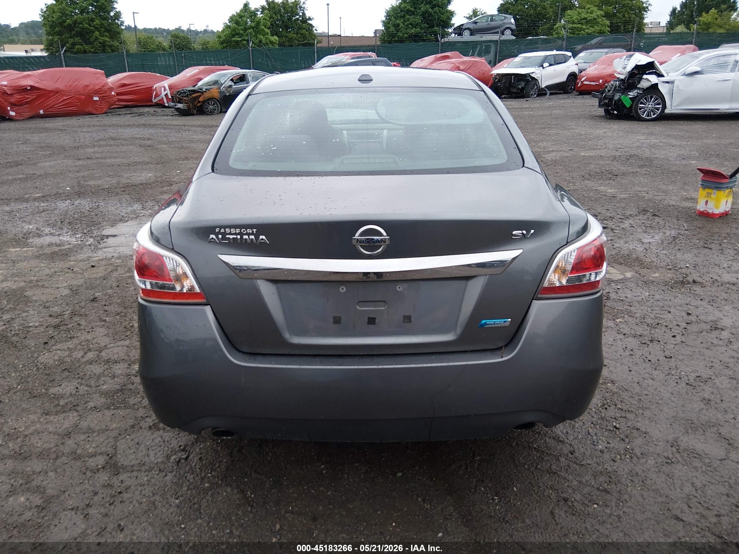 2014 Nissan Altima 2.5 Sv Gray vin: 1N4AL3AP6EC429115