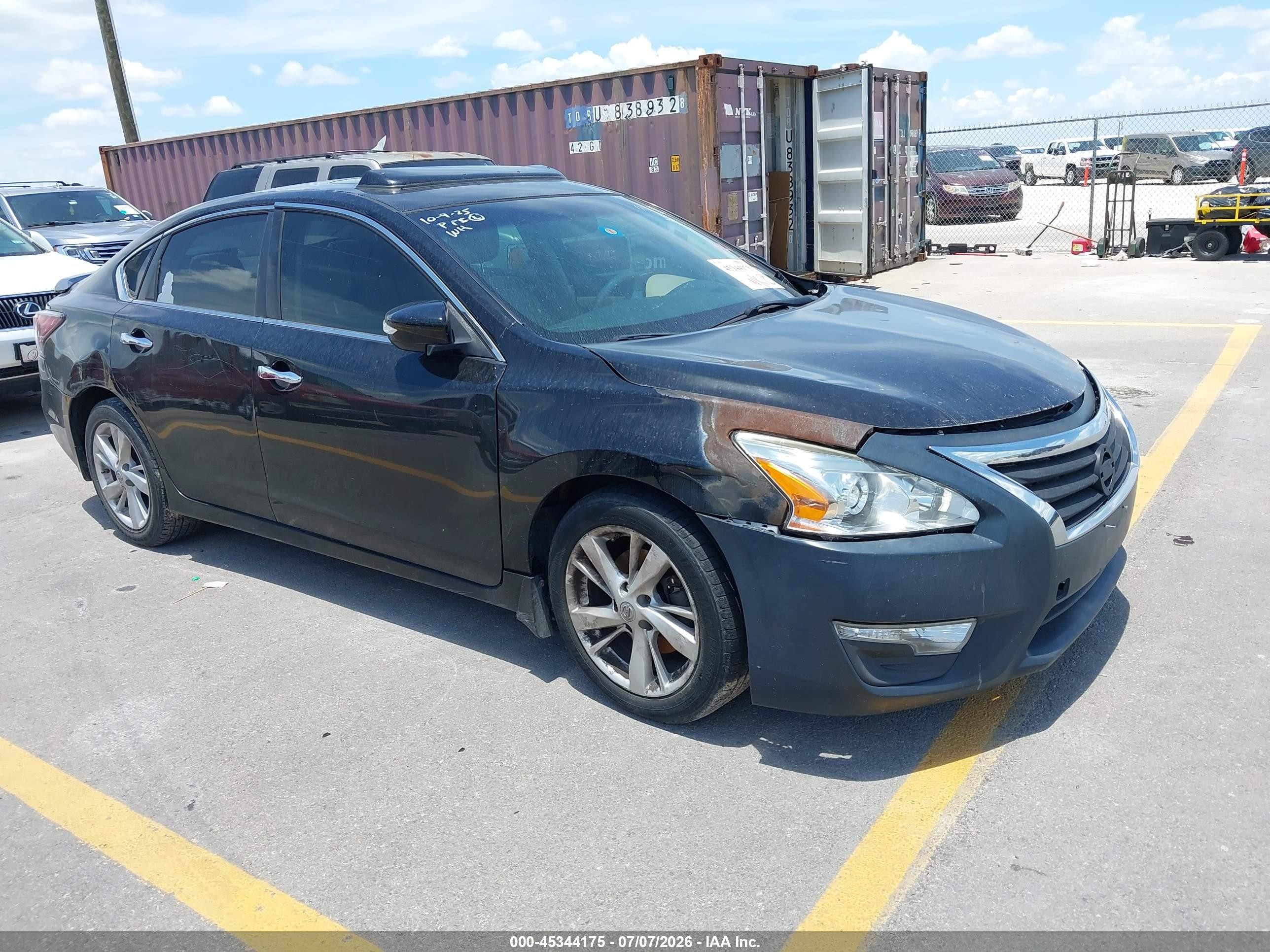 2014 Nissan Altima 2.5 Sv Black vin: 1N4AL3AP6EC429423
