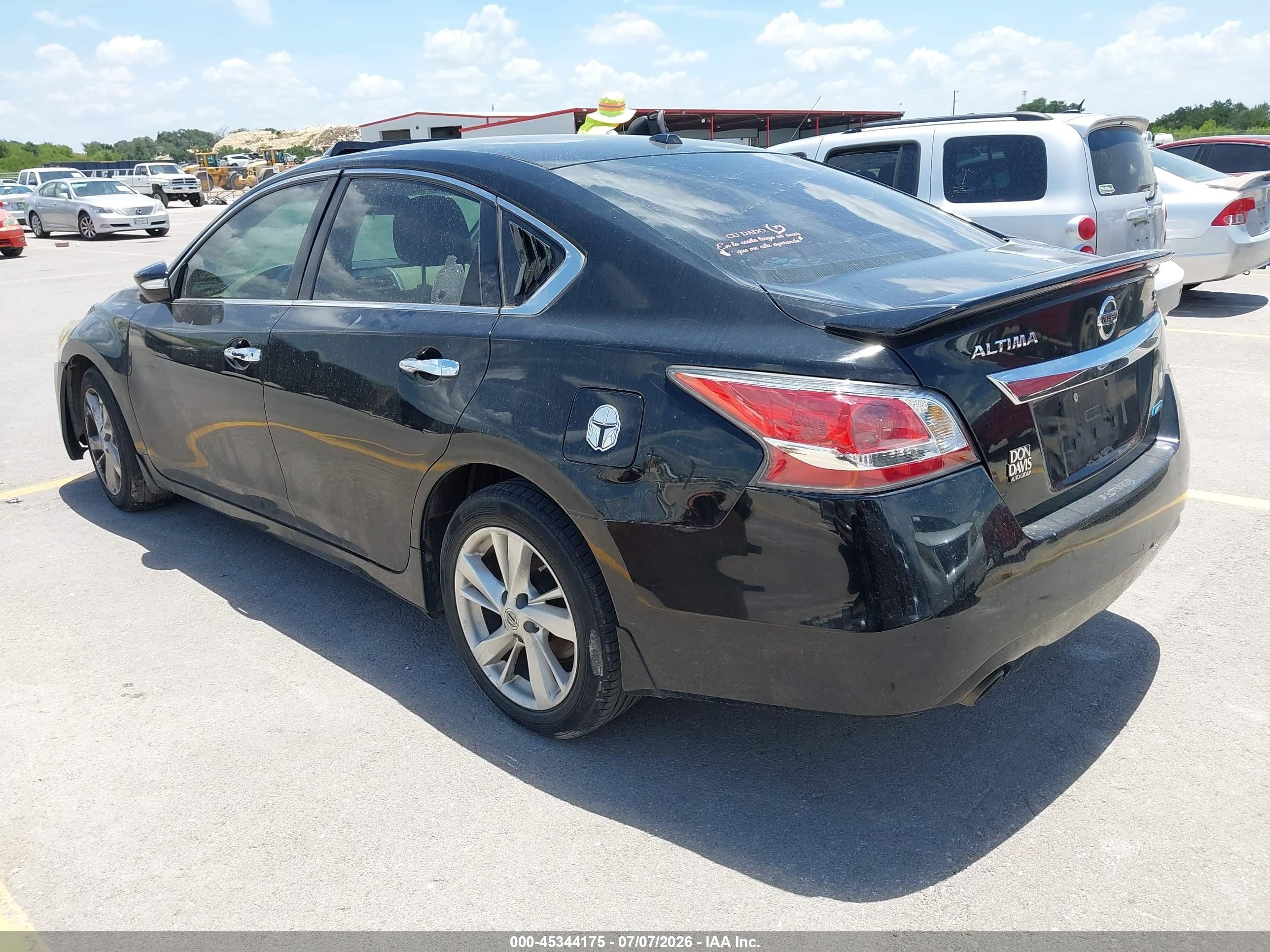 2014 Nissan Altima 2.5 Sv Black vin: 1N4AL3AP6EC429423