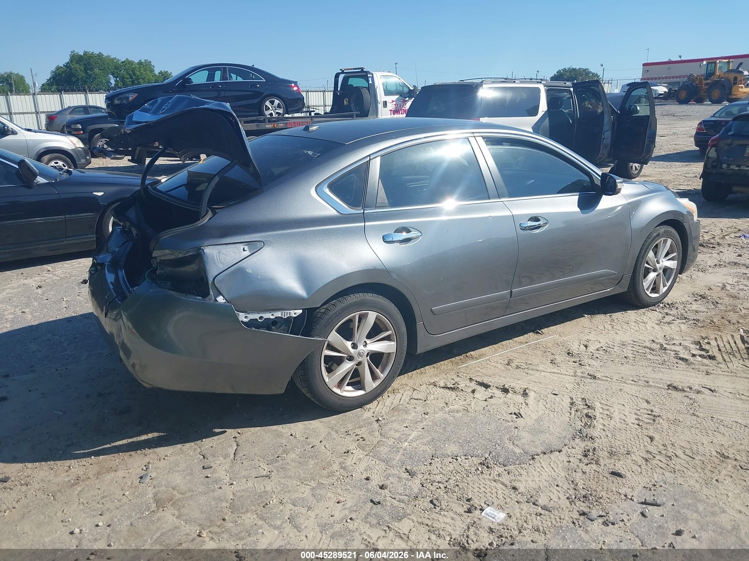 2014 Nissan Altima 2.5 Sv Gray vin: 1N4AL3AP6EC900695