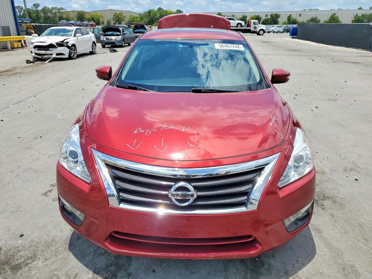 2014 Nissan Altima 2.5 Red vin: 1N4AL3AP6EN211261