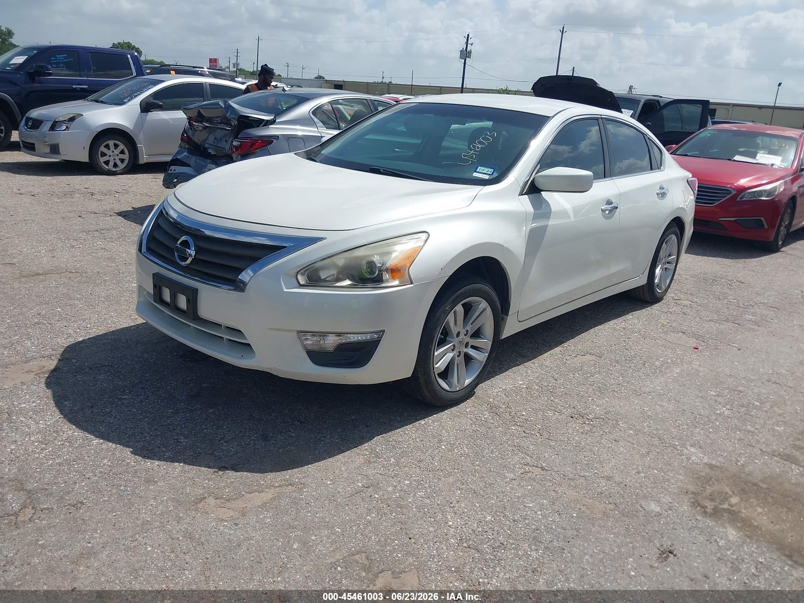 2014 Nissan Altima 2.5 S White vin: 1N4AL3AP6EN214242