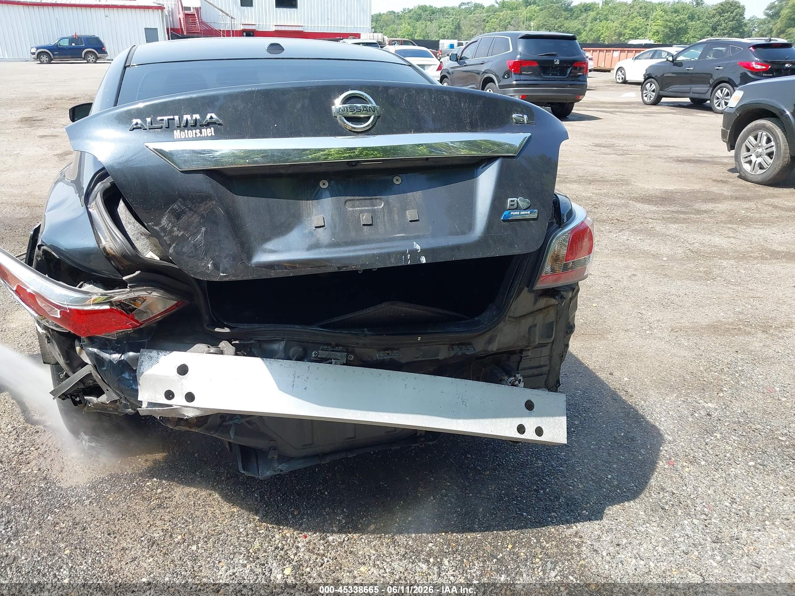 2014 Nissan Altima 2.5 Sl Black vin: 1N4AL3AP6EN225578