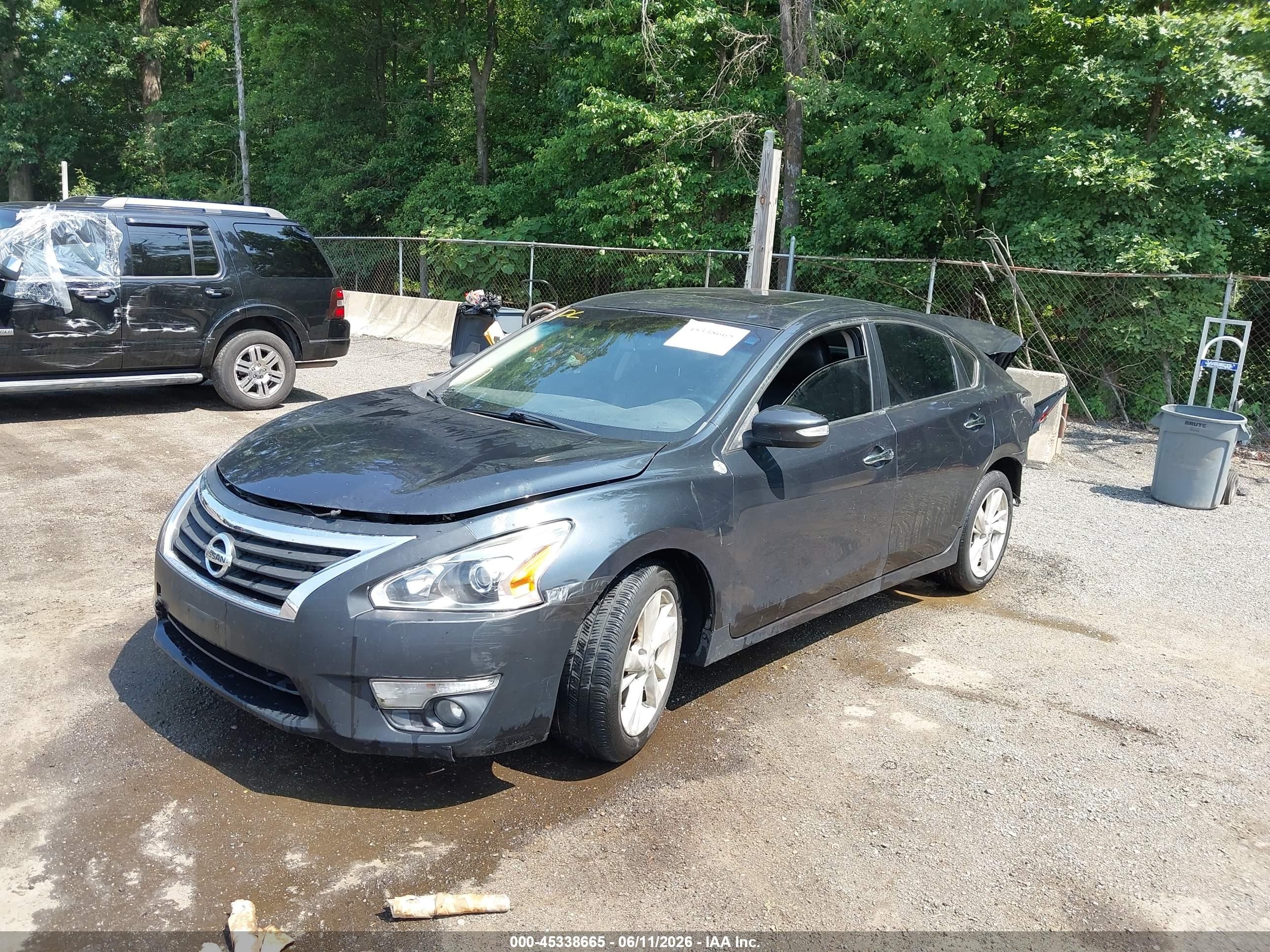 2014 Nissan Altima 2.5 Sl Black vin: 1N4AL3AP6EN225578