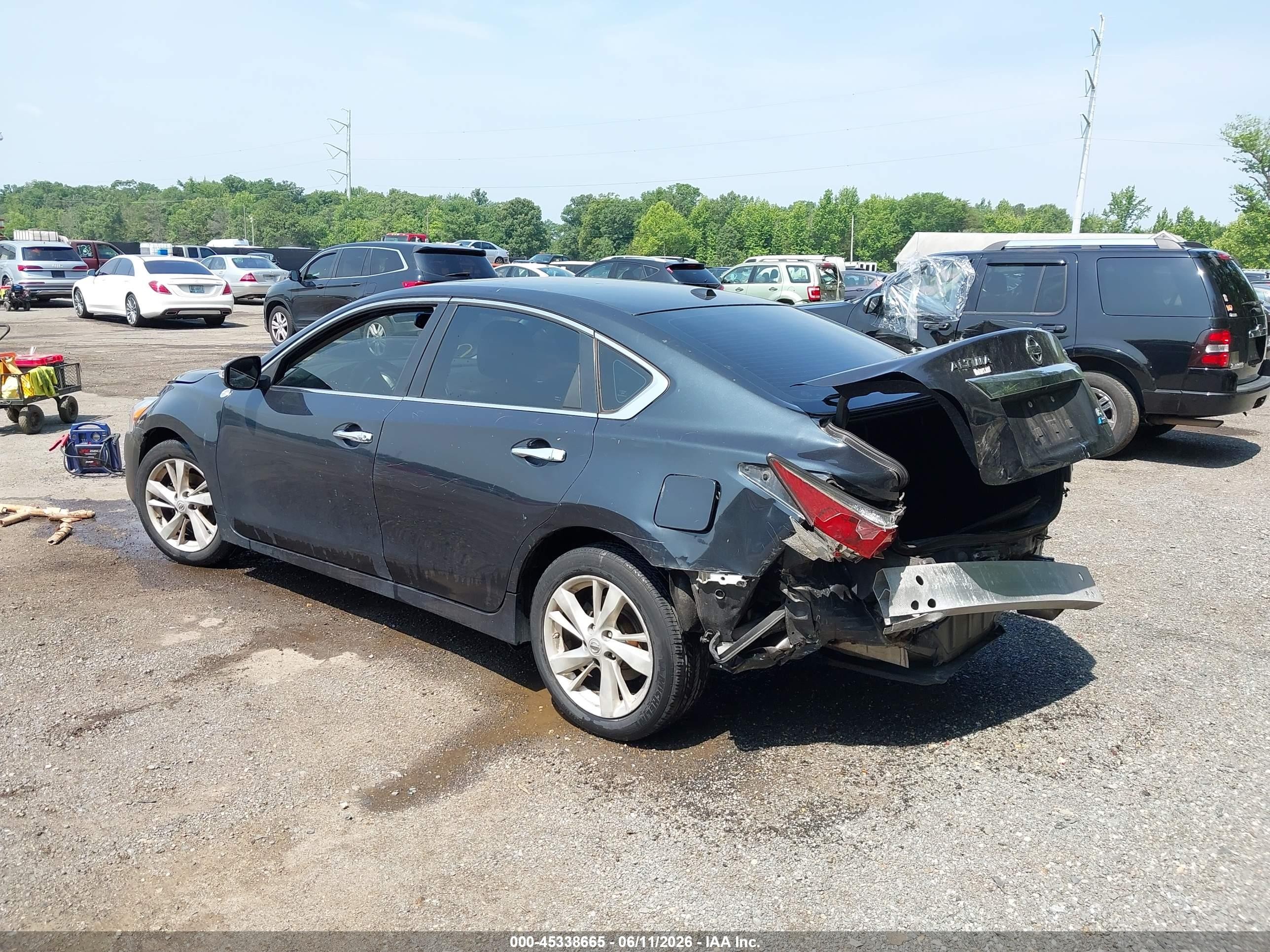 2014 Nissan Altima 2.5 Sl Black vin: 1N4AL3AP6EN225578