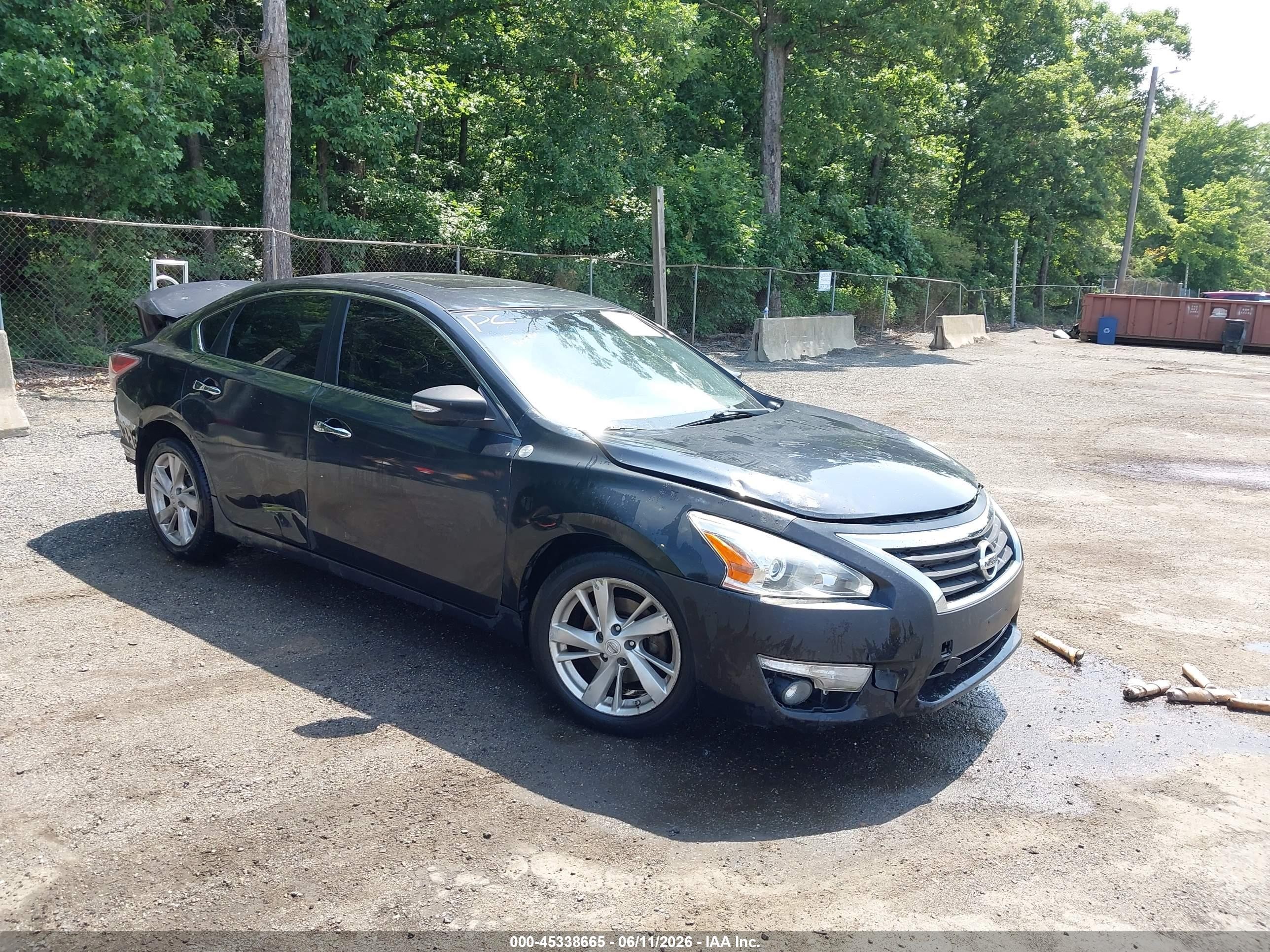 2014 Nissan Altima 2.5 Sl Black vin: 1N4AL3AP6EN225578