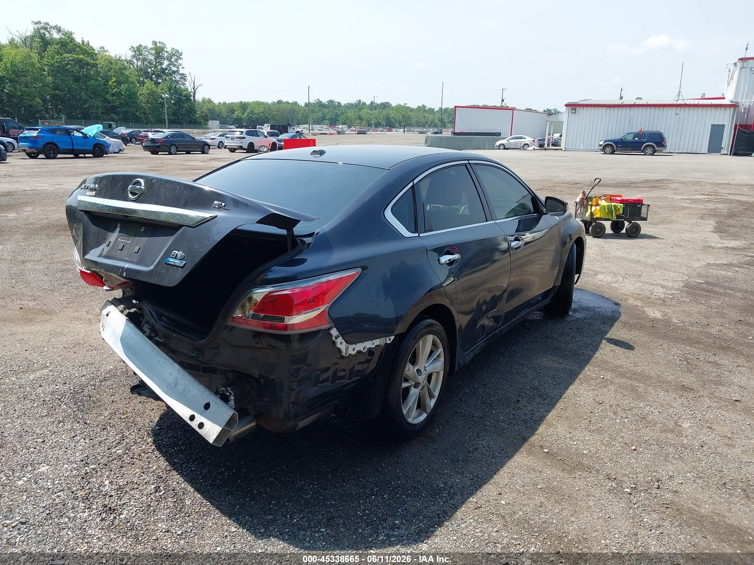 2014 Nissan Altima 2.5 Sl Black vin: 1N4AL3AP6EN225578