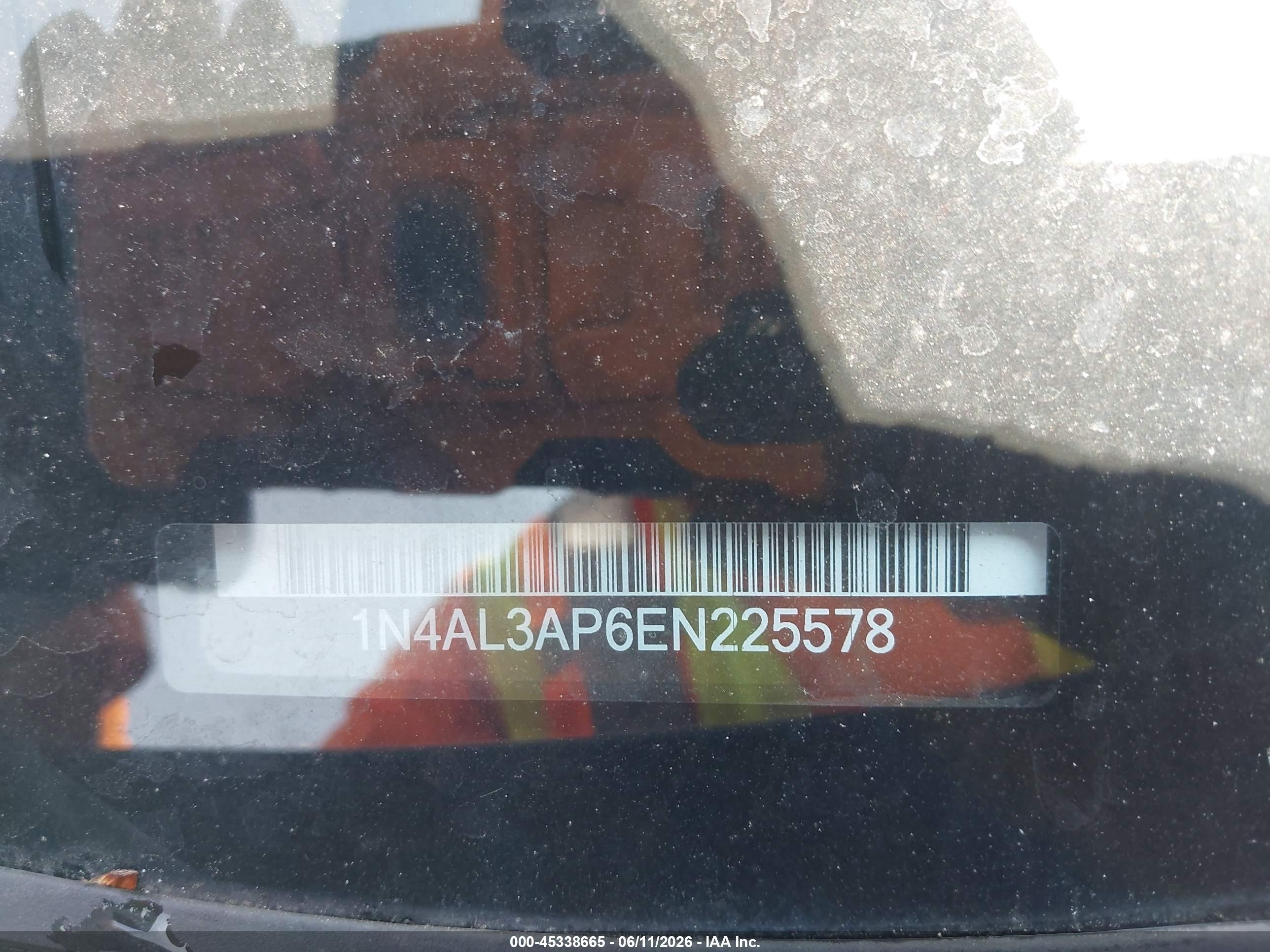 2014 Nissan Altima 2.5 Sl Black vin: 1N4AL3AP6EN225578