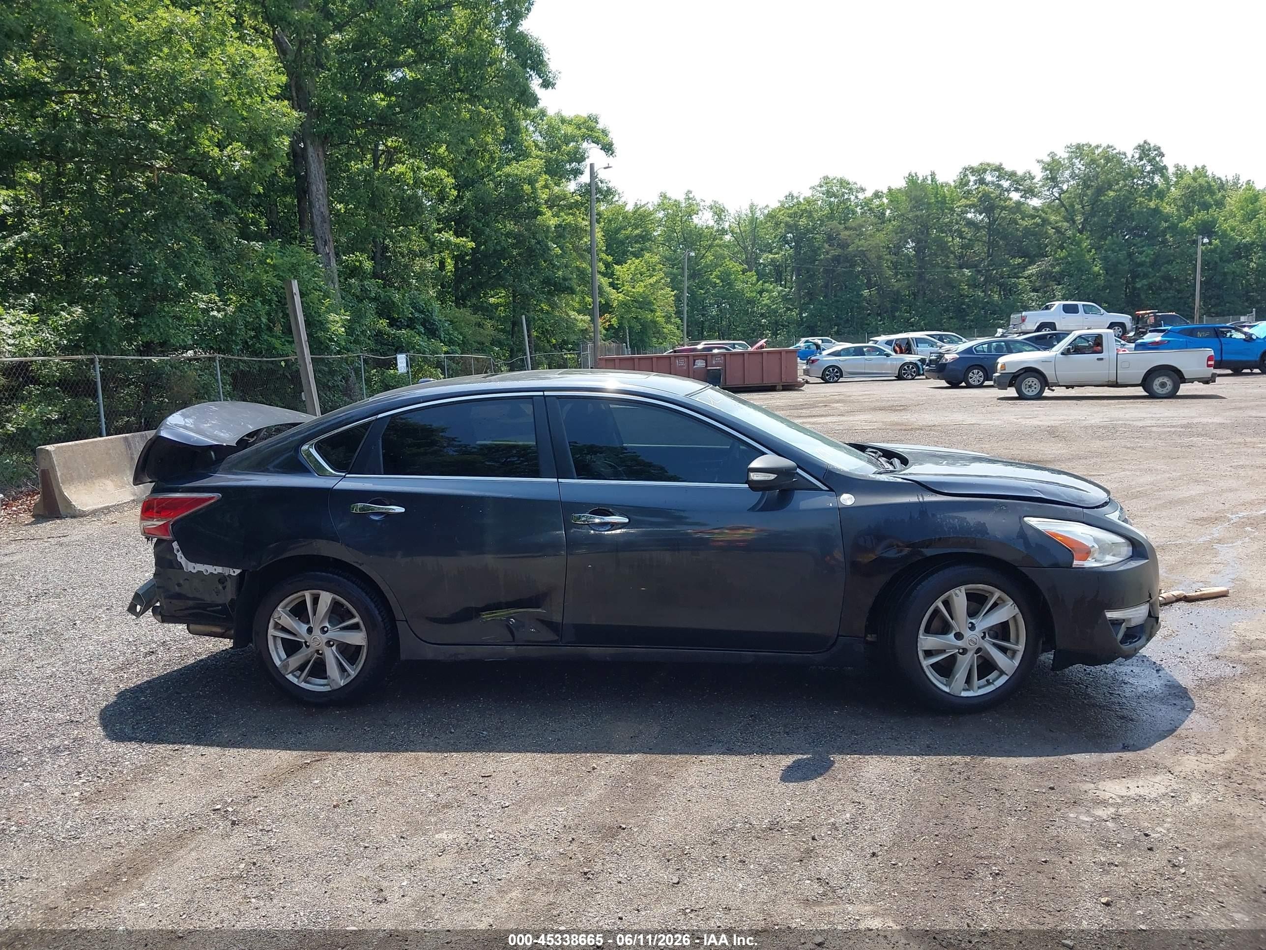 2014 Nissan Altima 2.5 Sl Black vin: 1N4AL3AP6EN225578