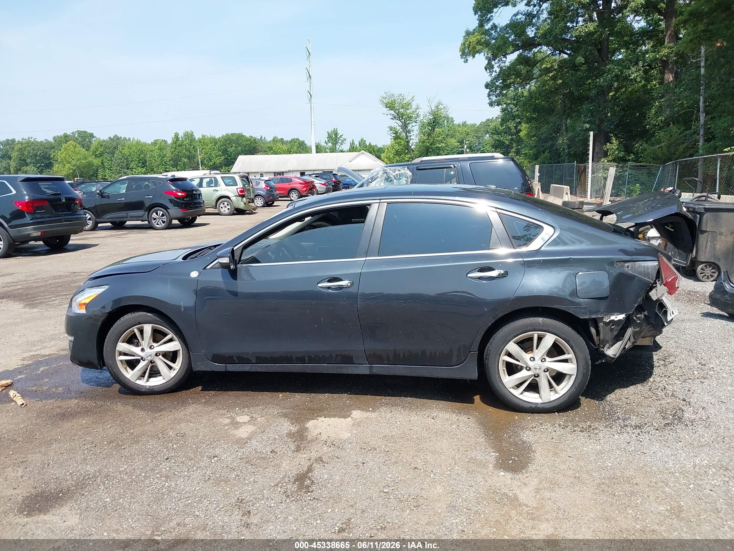 2014 Nissan Altima 2.5 Sl Black vin: 1N4AL3AP6EN225578