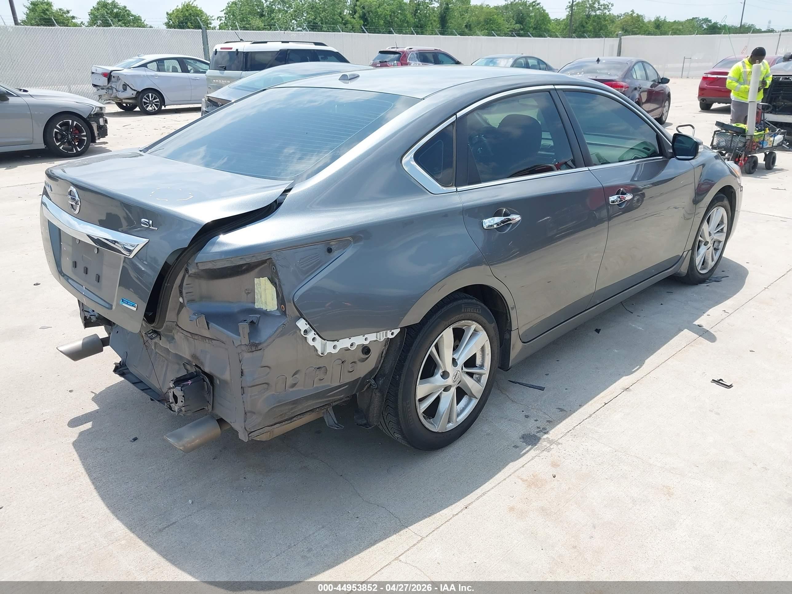 2014 Nissan Altima 2.5 Sl Gray vin: 1N4AL3AP6EN249685