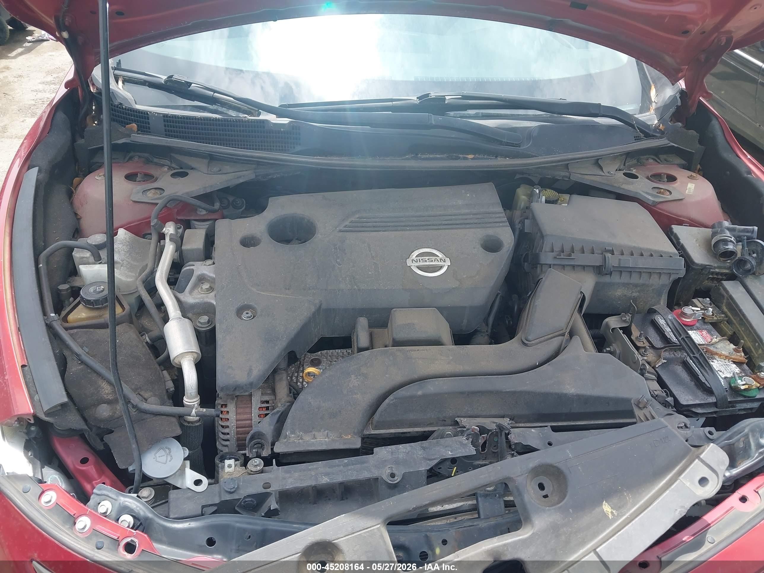 2014 Nissan Altima 2.5 S Red vin: 1N4AL3AP6EN250643