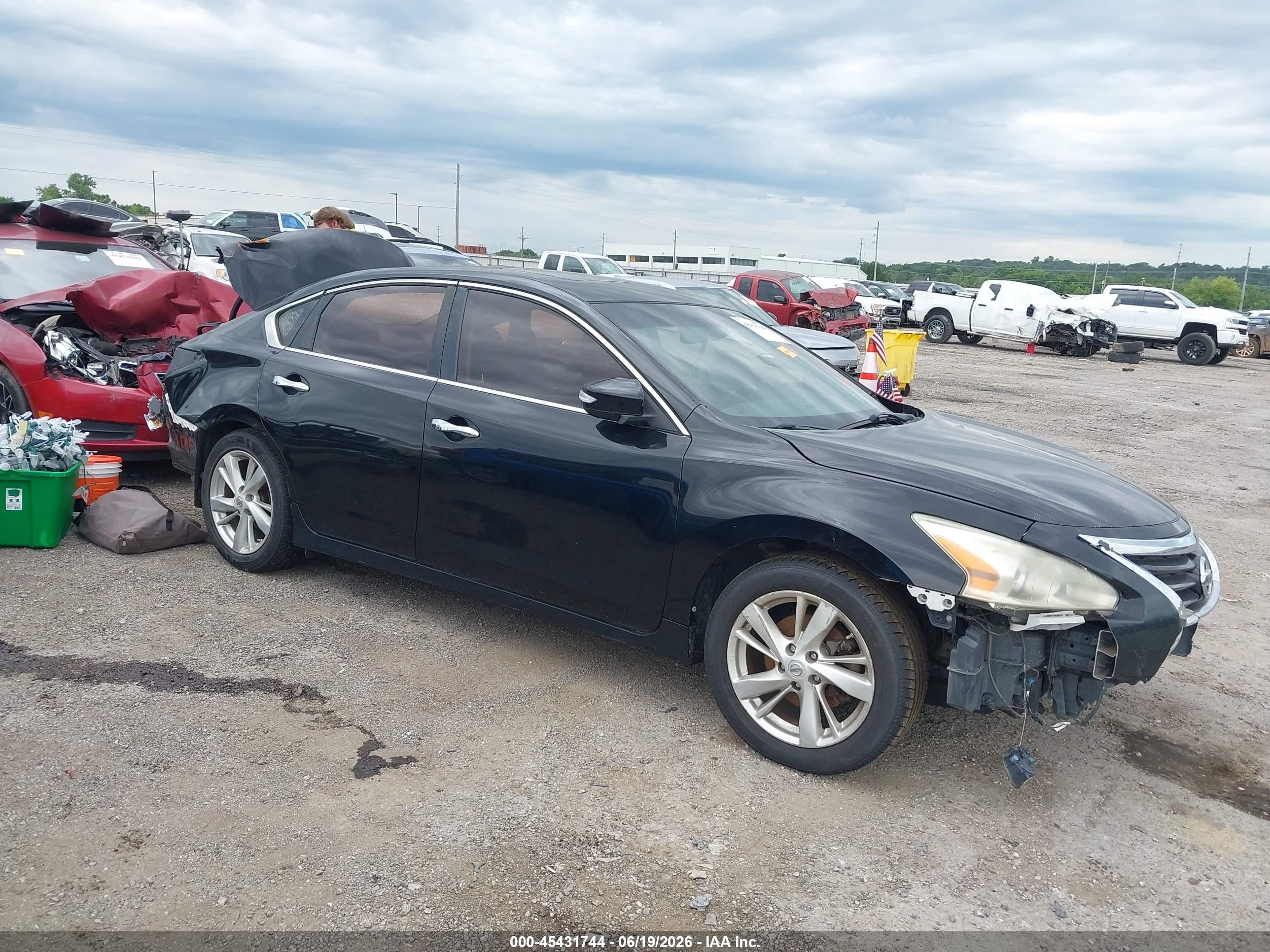 2014 Nissan Altima 2.5 Sl Black vin: 1N4AL3AP6EN256474