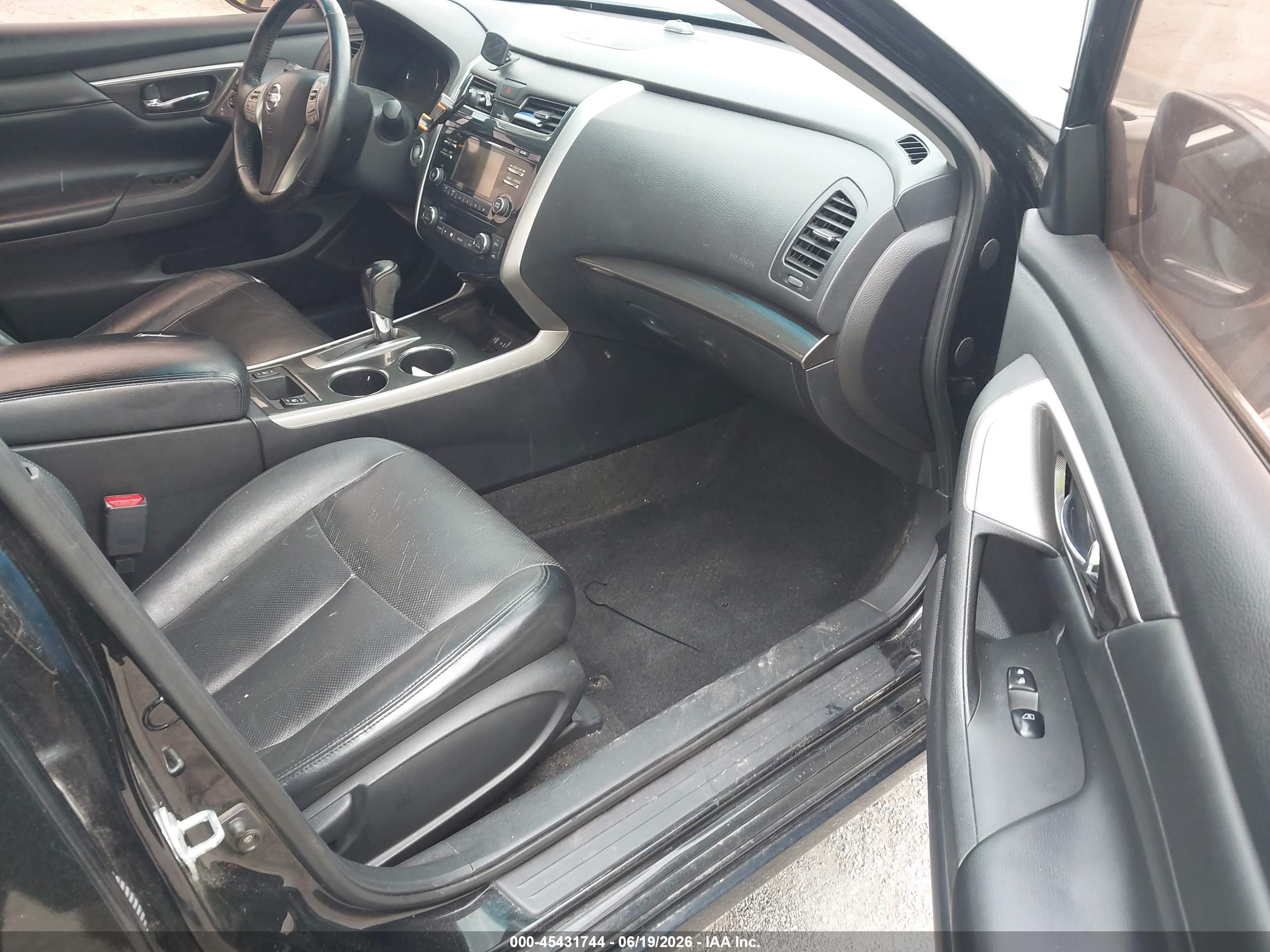 2014 Nissan Altima 2.5 Sl Black vin: 1N4AL3AP6EN256474