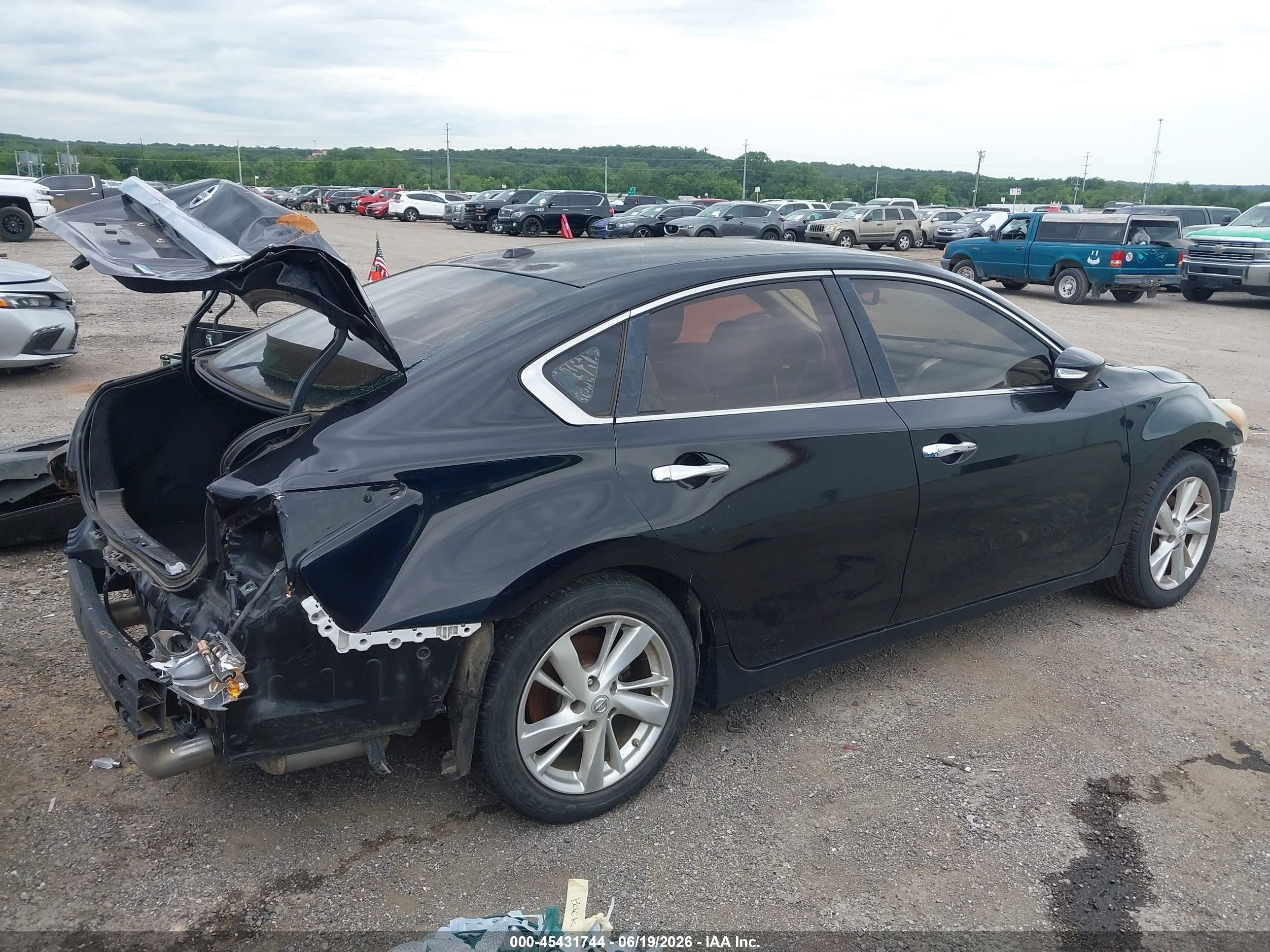 2014 Nissan Altima 2.5 Sl Black vin: 1N4AL3AP6EN256474