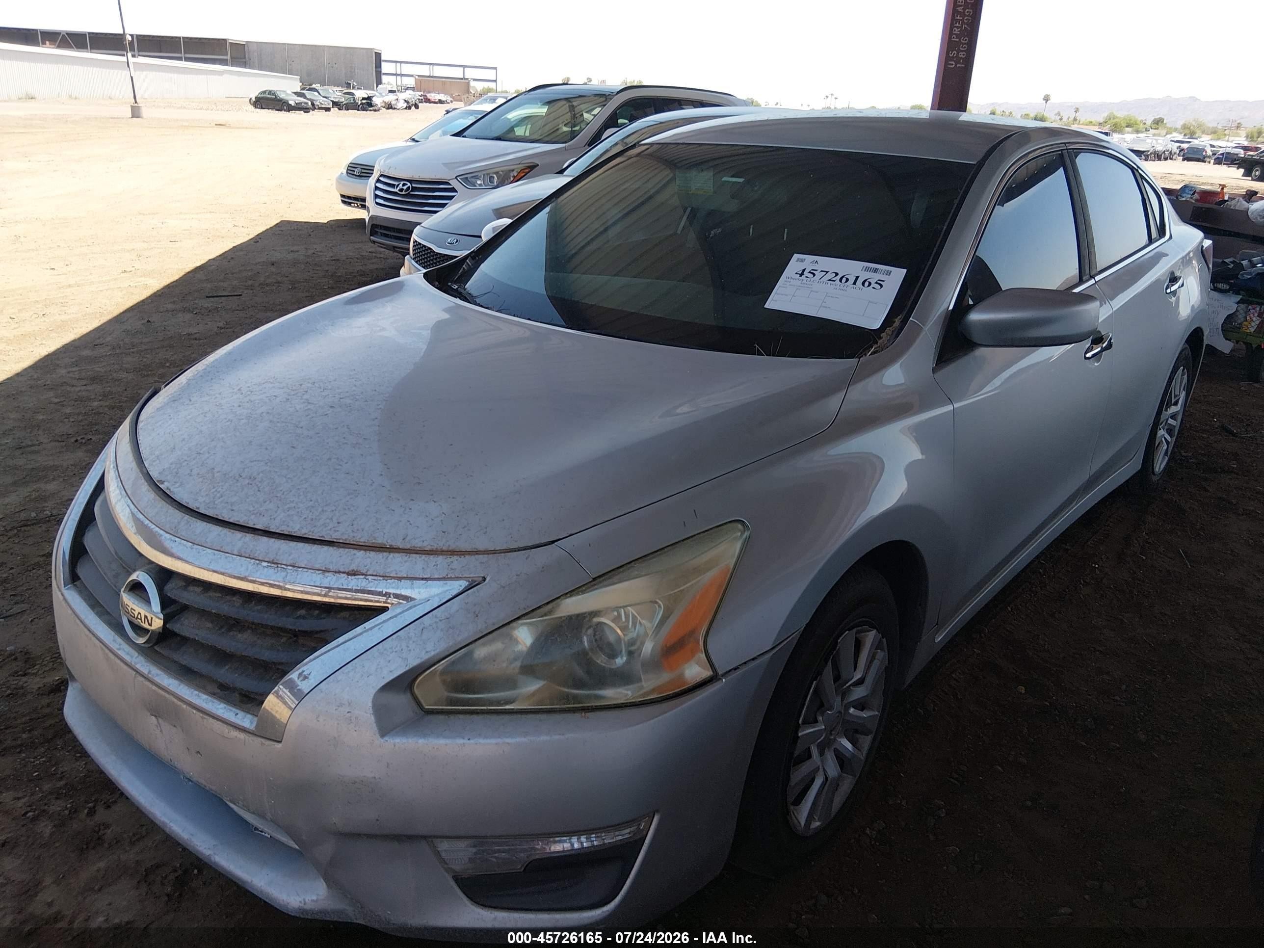 2014 Nissan Altima 2.5 S Серебряный vin: 1N4AL3AP6EN330427