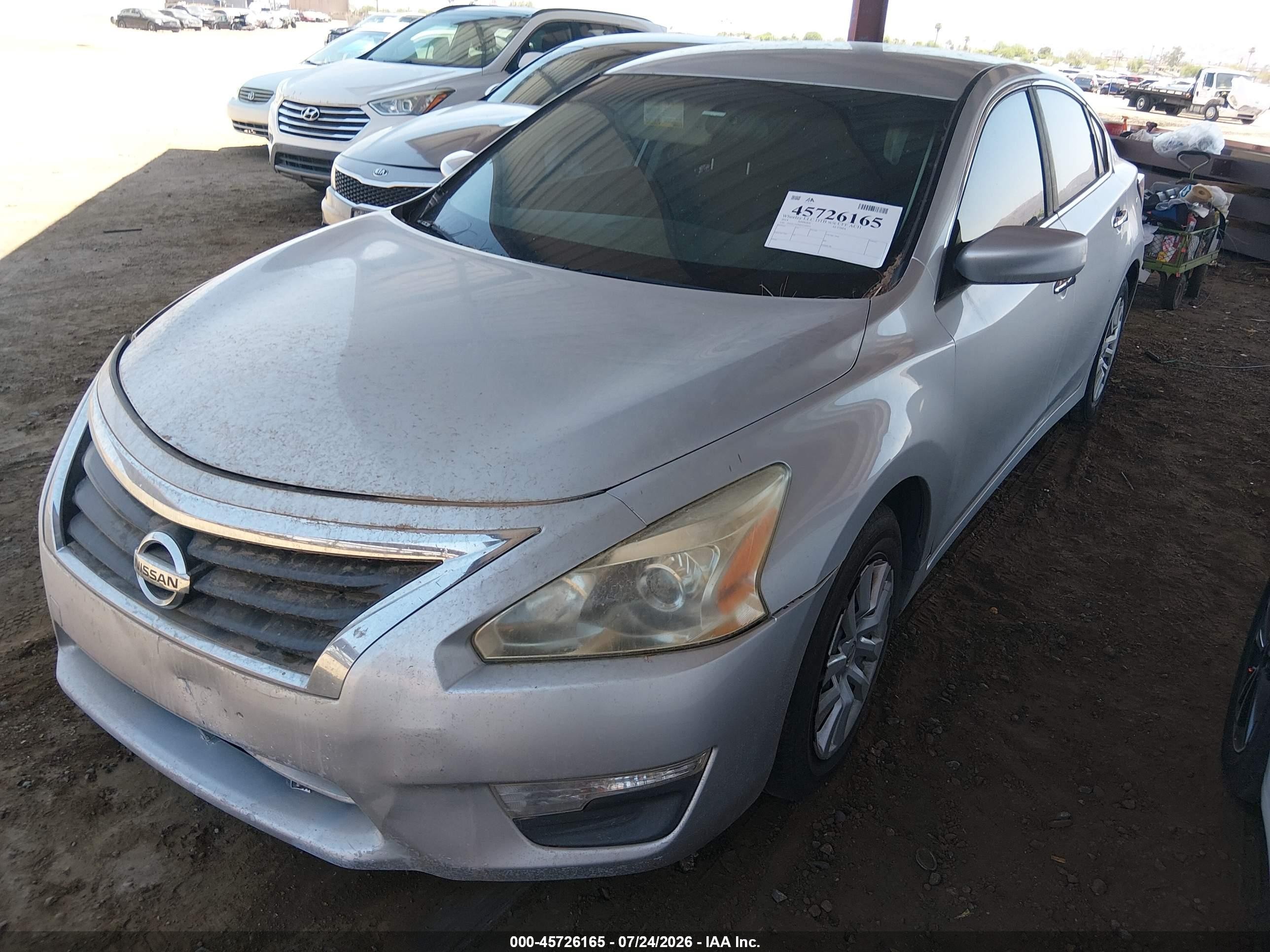 2014 Nissan Altima 2.5 S Серебряный vin: 1N4AL3AP6EN330427