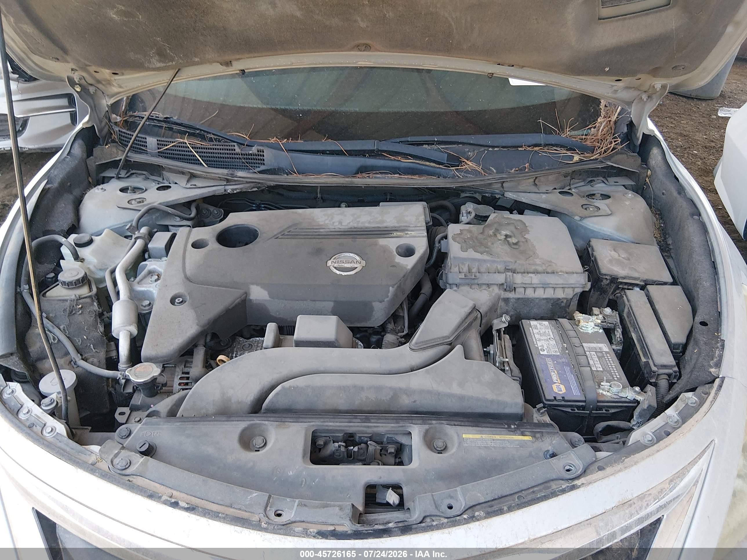 2014 Nissan Altima 2.5 S Серебряный vin: 1N4AL3AP6EN330427