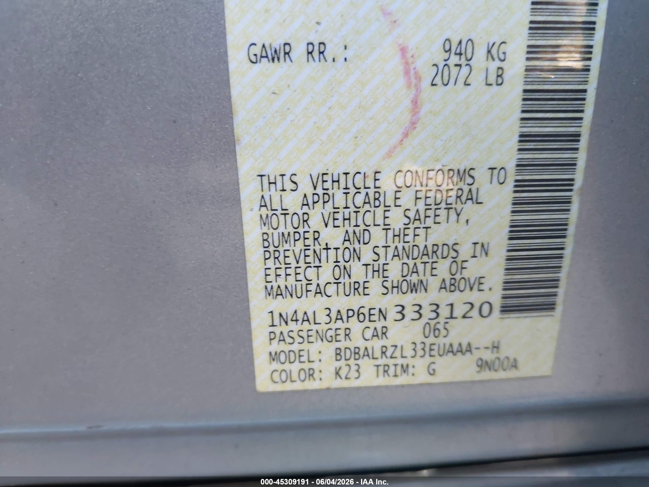 2014 Nissan Altima 2.5 S Silver vin: 1N4AL3AP6EN333120