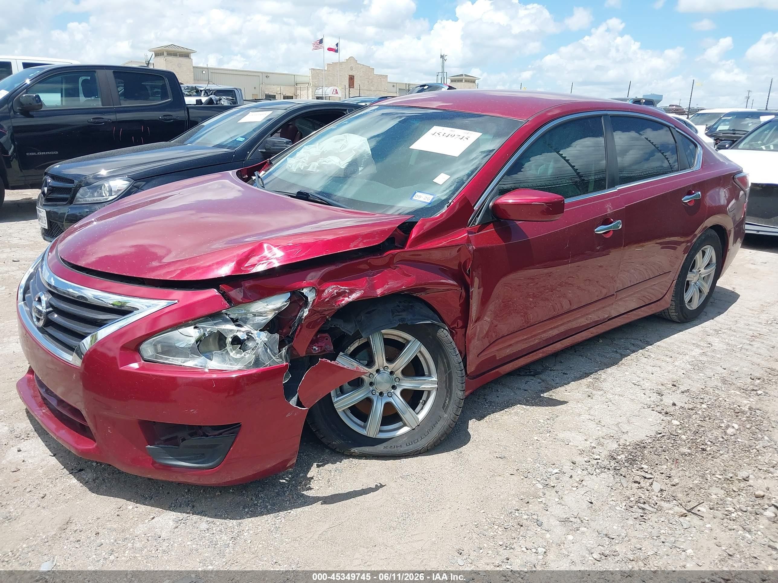 2014 Nissan Altima 2.5 S Red vin: 1N4AL3AP6EN341251